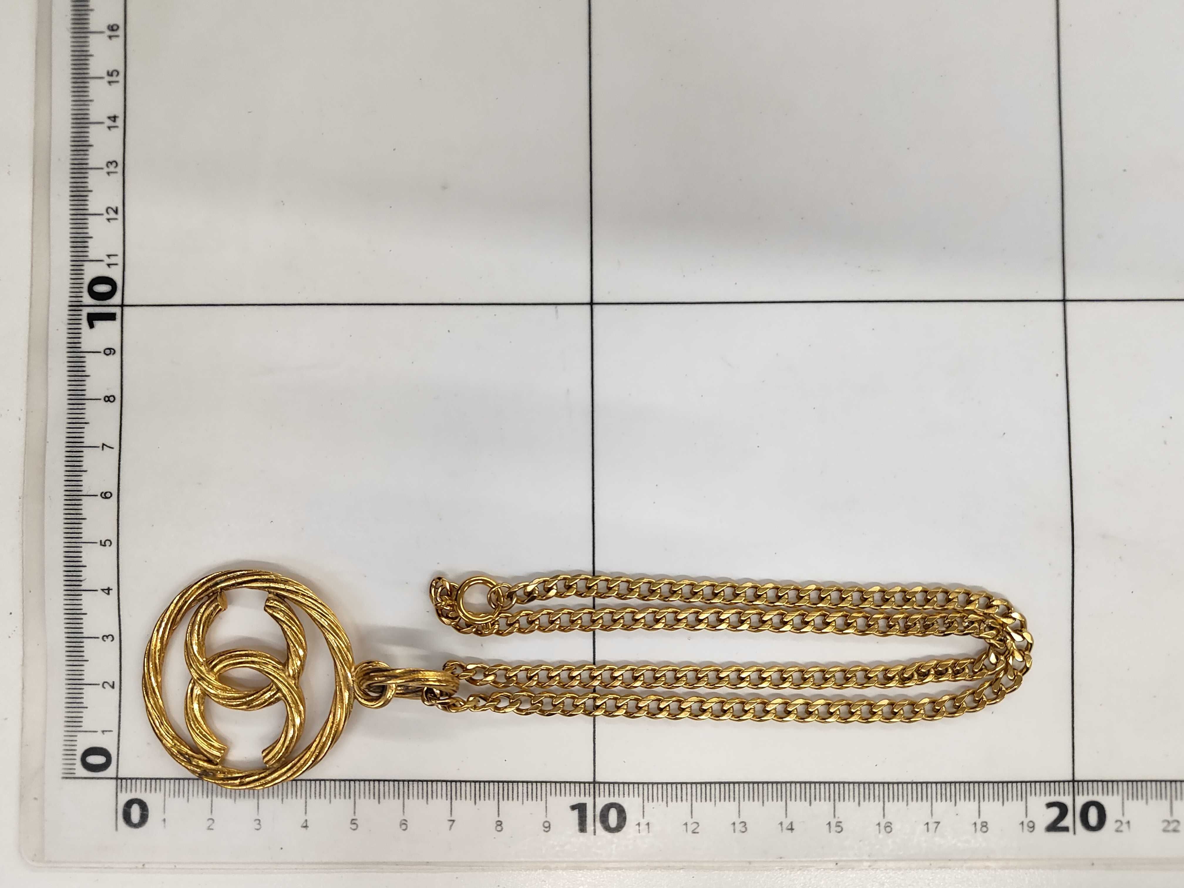 Coco Mark Gold Necklace 93P Necklace — view 6