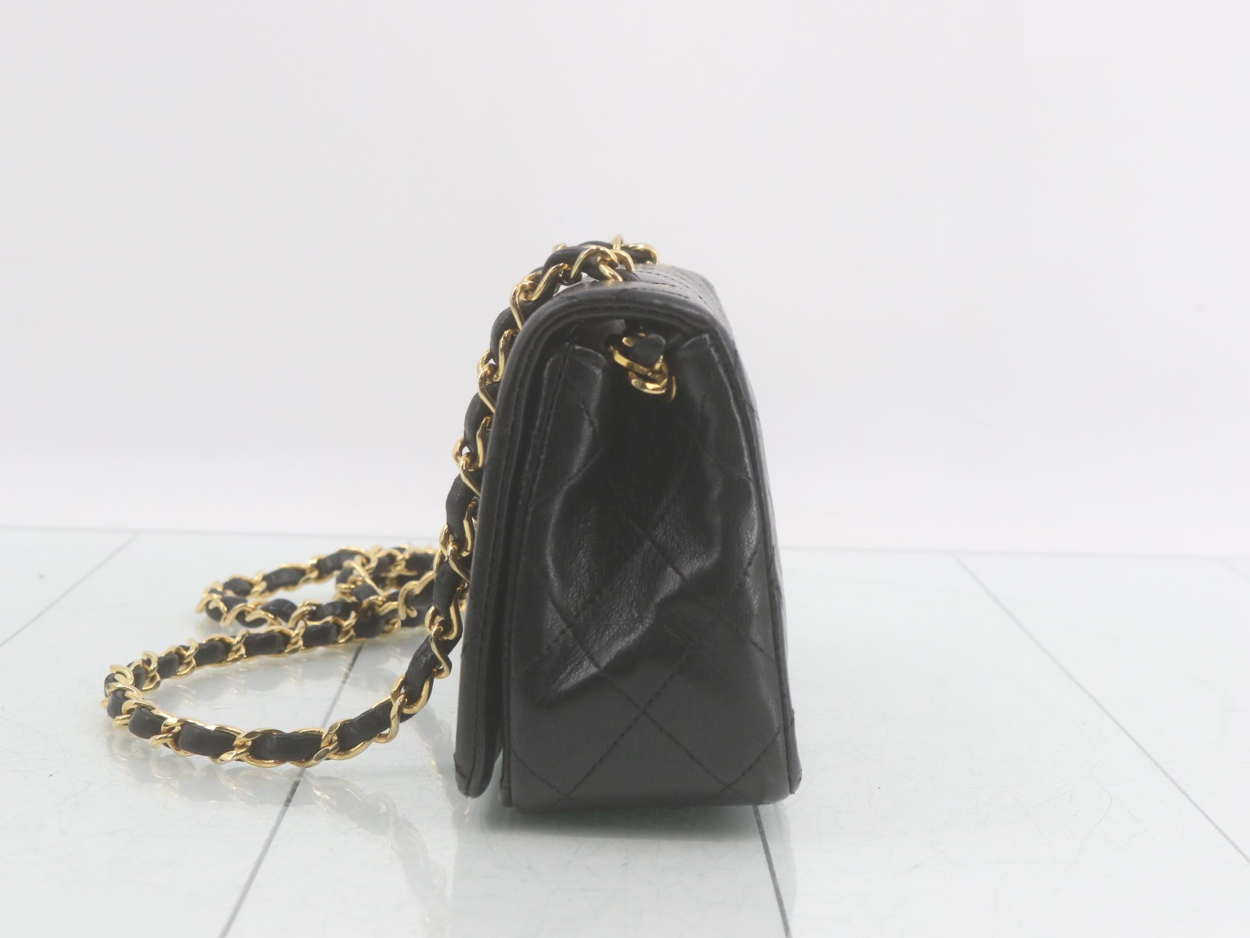 Matelassé Chain Shoulder Bag — view 3