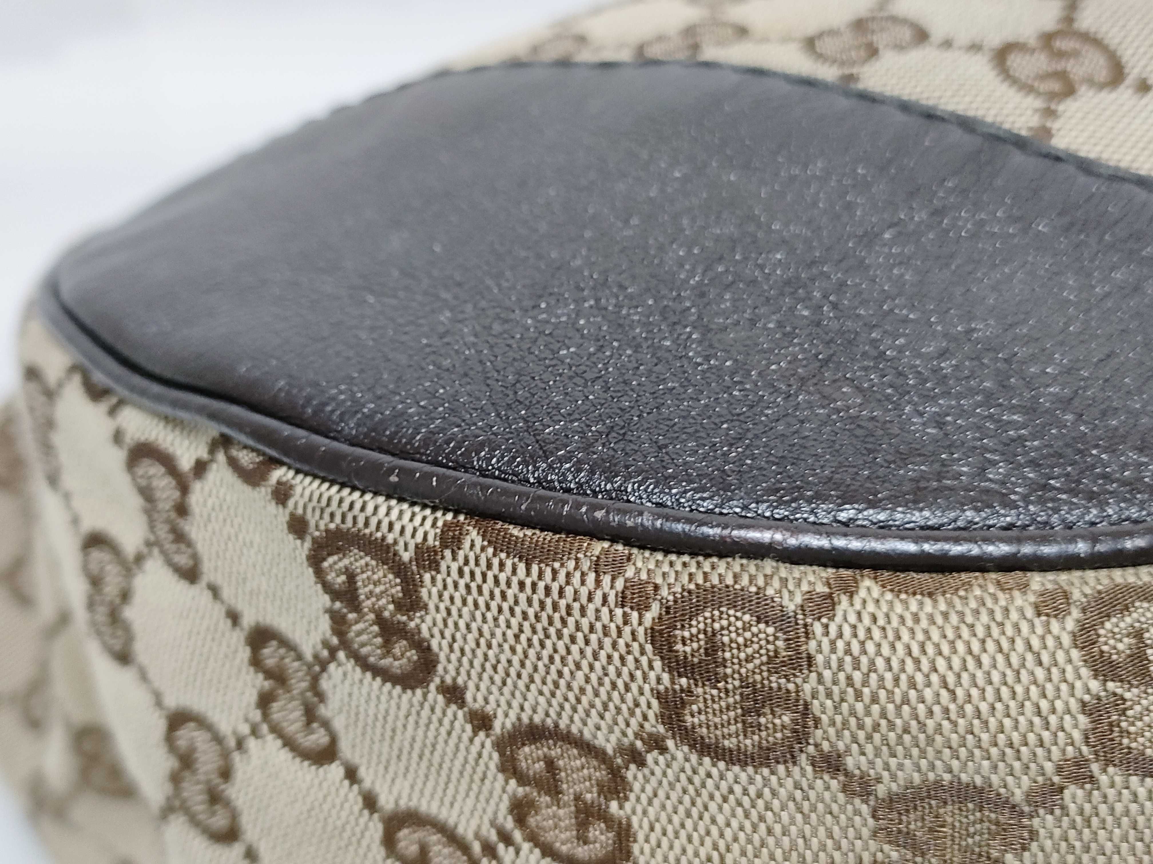 GG Canvas Shoulder Bag with Gold Hardware — view 6