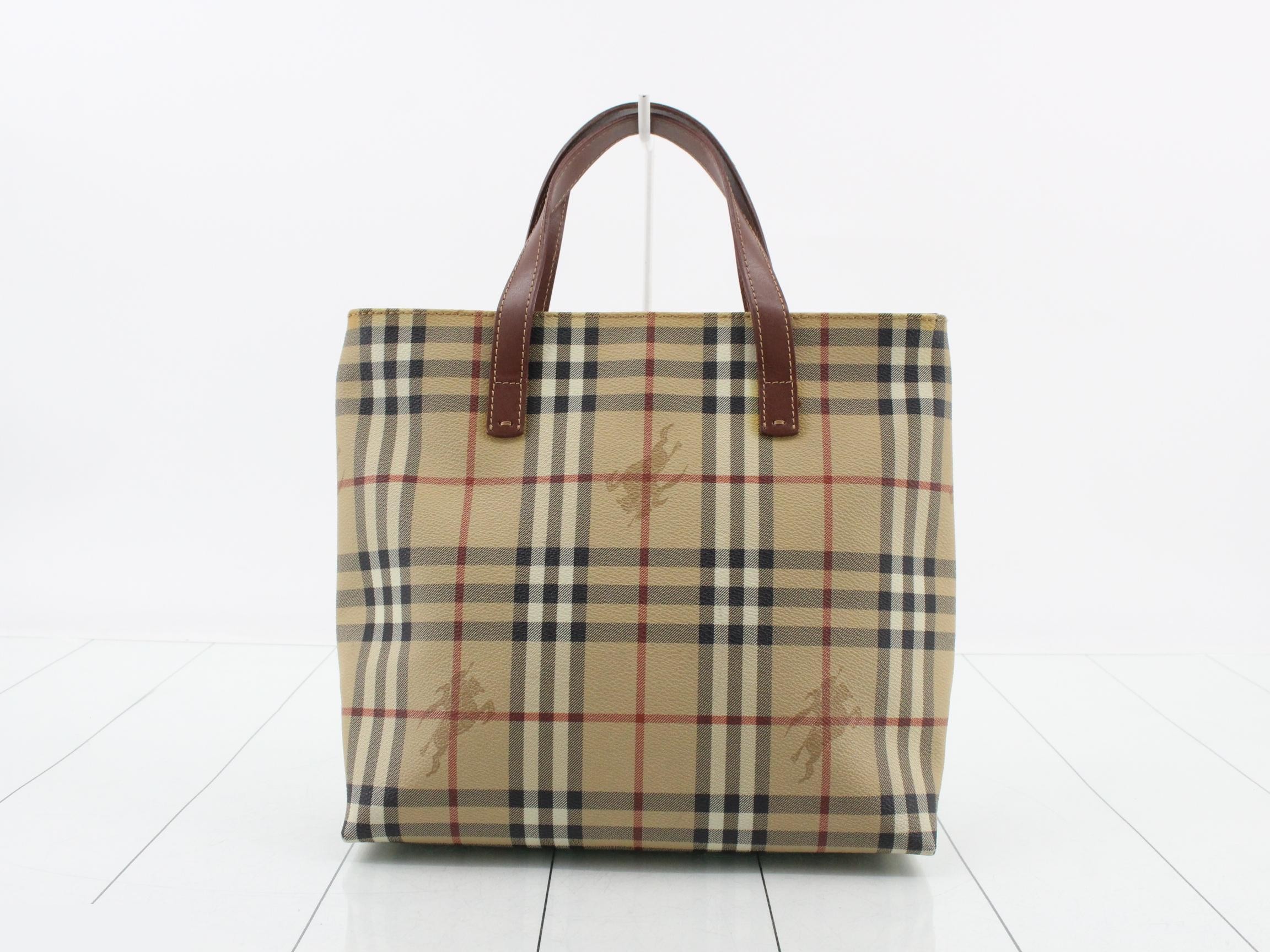 PVC canvas, check pattern, W28 H25 D10 — view 2