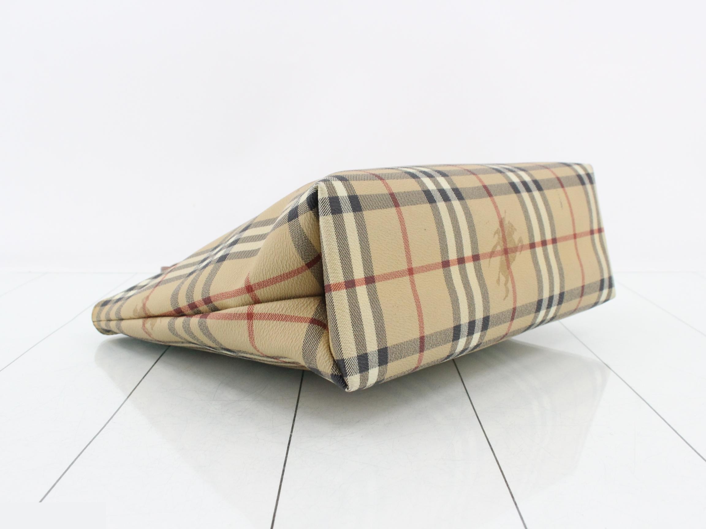 PVC canvas, check pattern, W28 H25 D10 — view 5