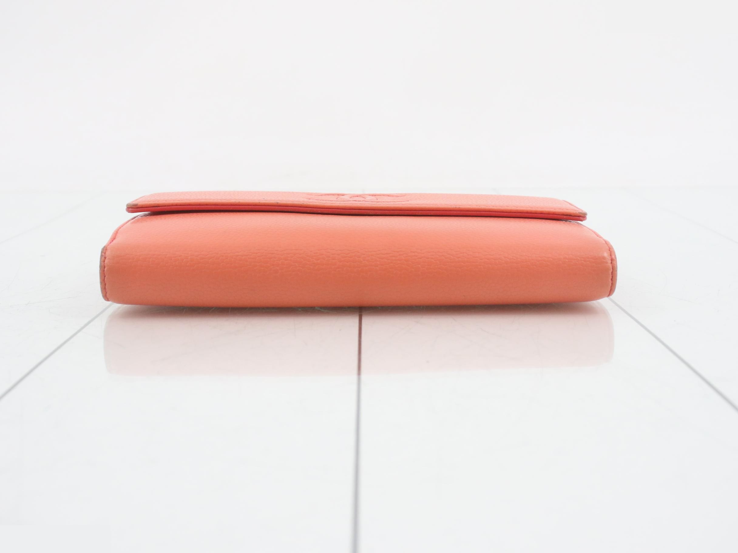 Caviar leather long wallet — view 3