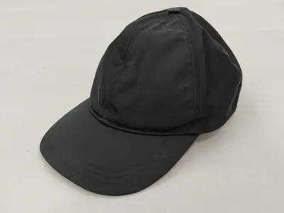 2HC274 Logo Plate Cap, Nylon, Black, Other Accessories