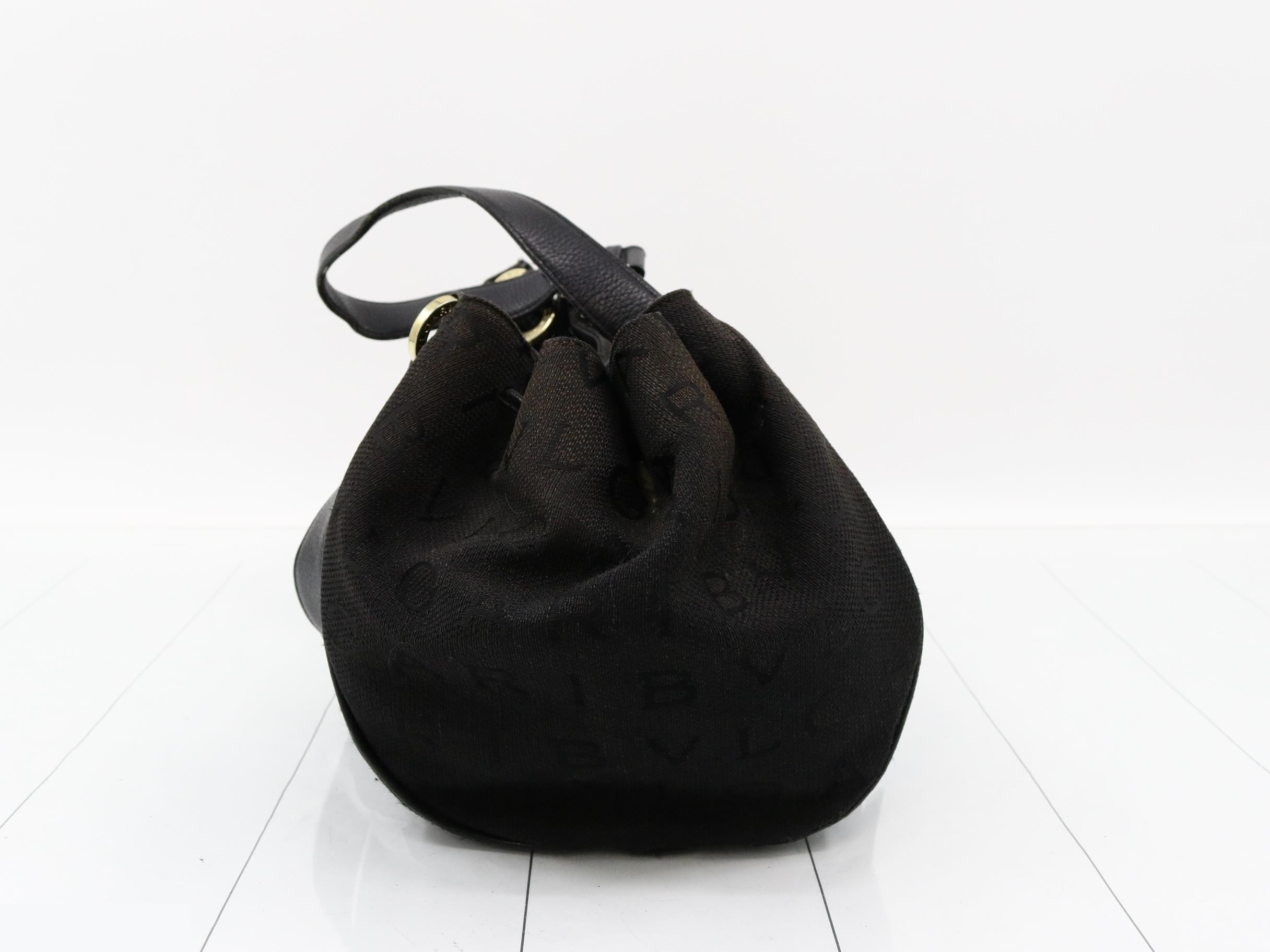 Canvas x leather tote bag — view 4