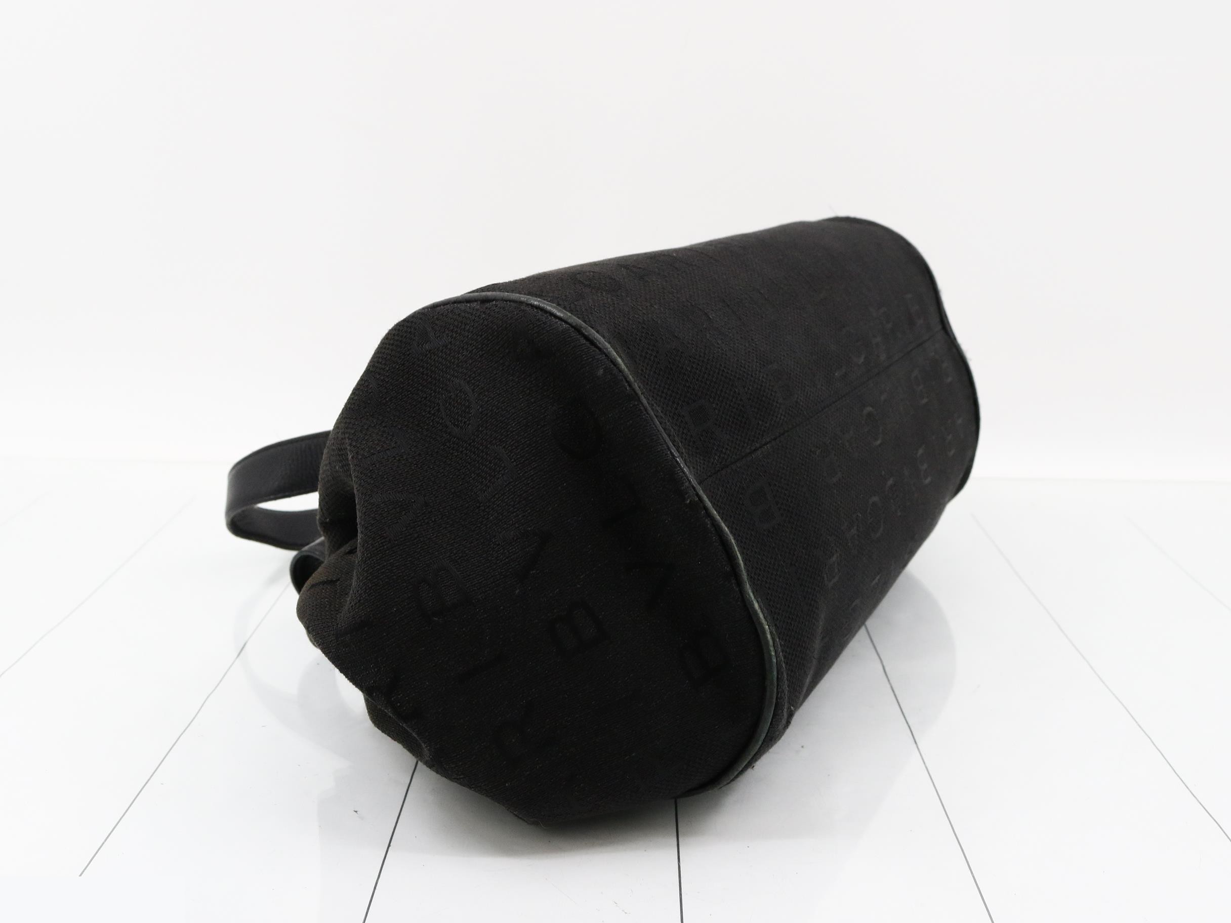 Canvas x leather tote bag — view 5