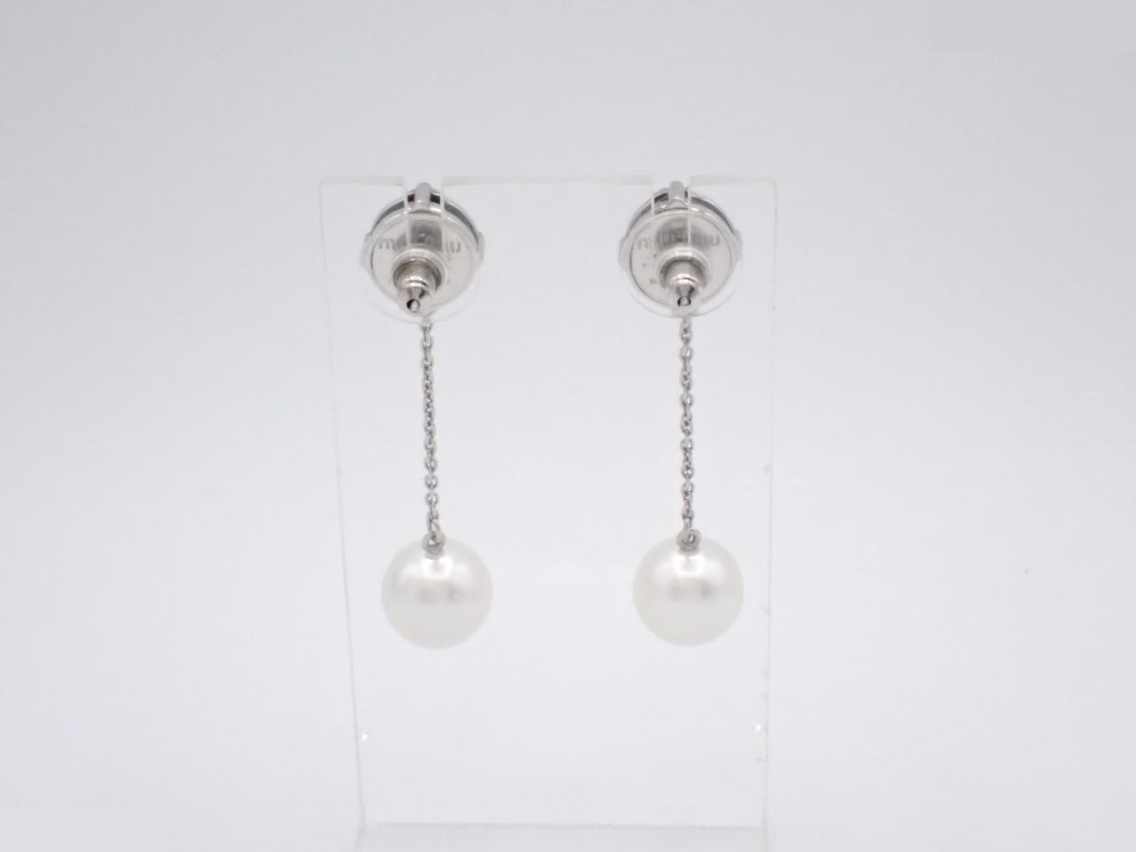 Rhinestone earrings — view 2