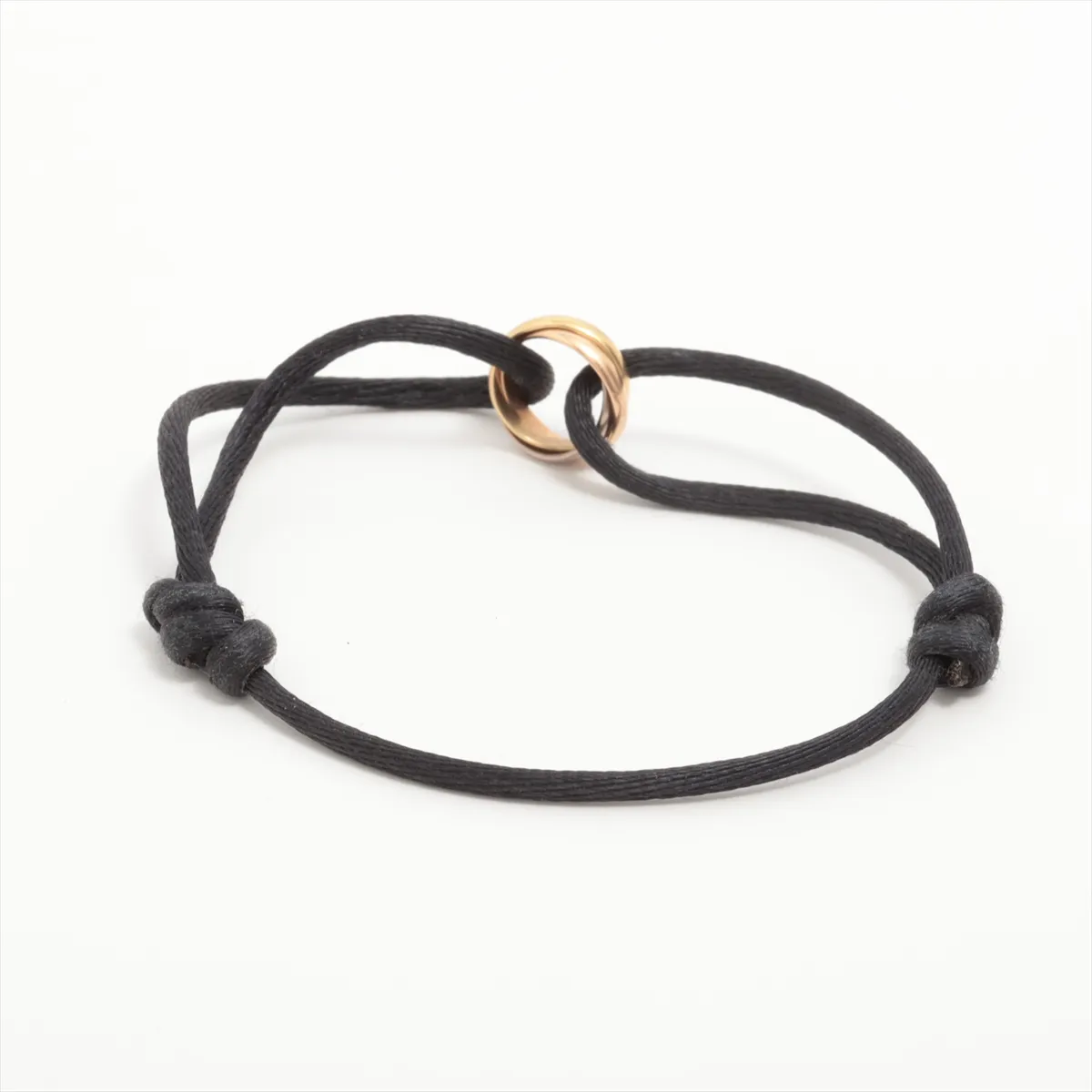 Trinity Cord Bracelet 750 (Yellow Gold x Pink Gold x White Gold) Total Weight 3.4g ONC144 B6016700 — view 2