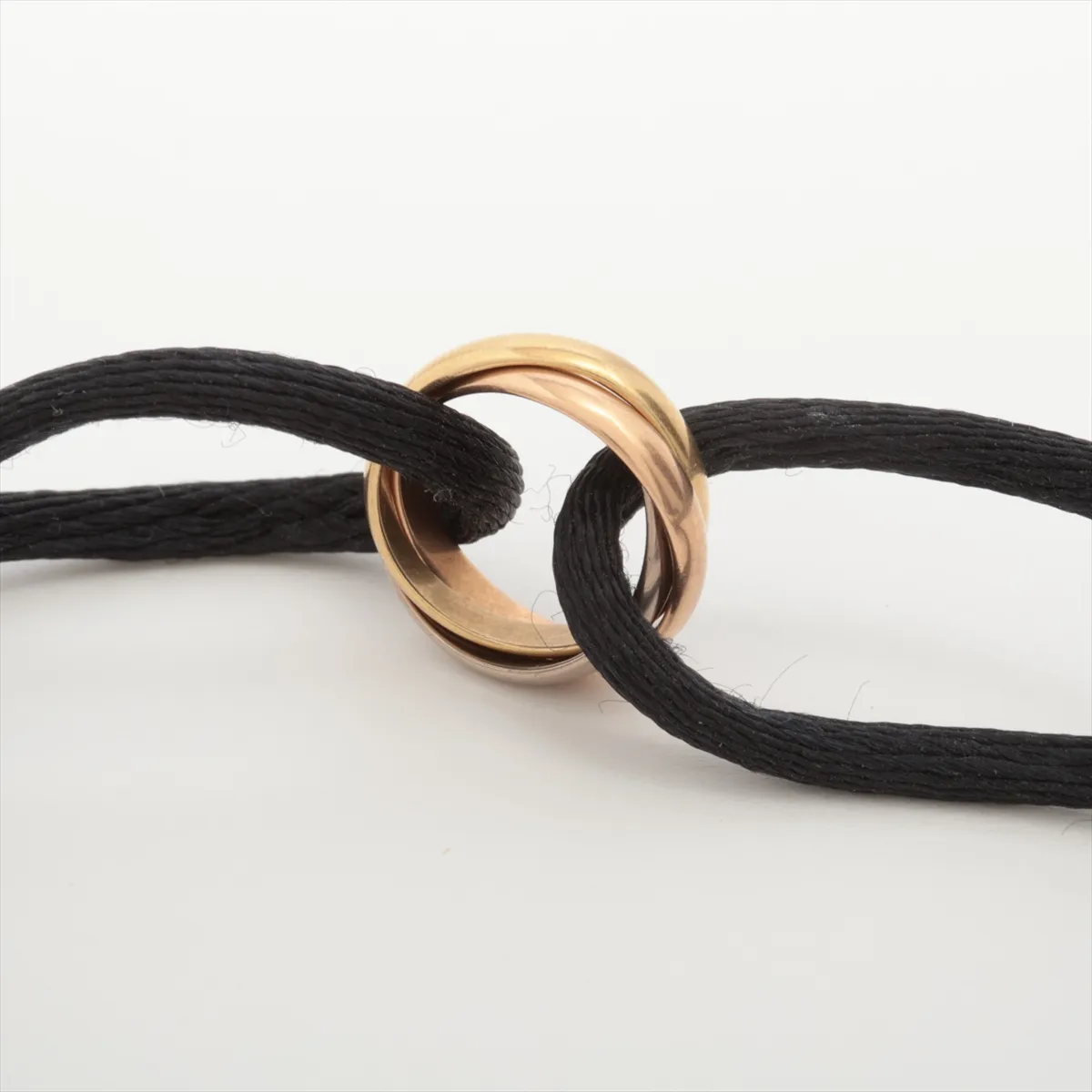 Trinity Cord Bracelet 750 (Yellow Gold x Pink Gold x White Gold) Total Weight 3.4g ONC144 B6016700 — view 4