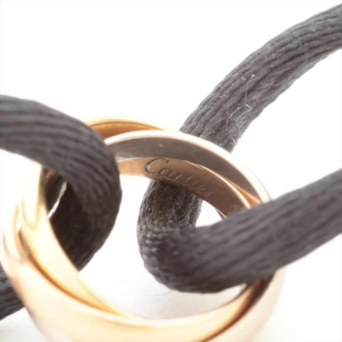 Trinity Cord Bracelet 750 (Yellow Gold x Pink Gold x White Gold) Total Weight 3.4g ONC144 B6016700 — view 5