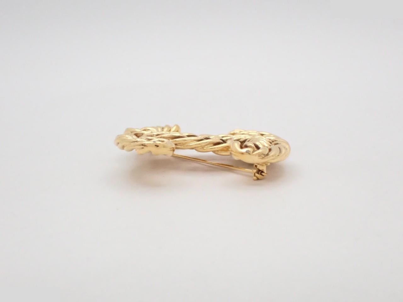 Coco Chain Gold Brooch — view 3
