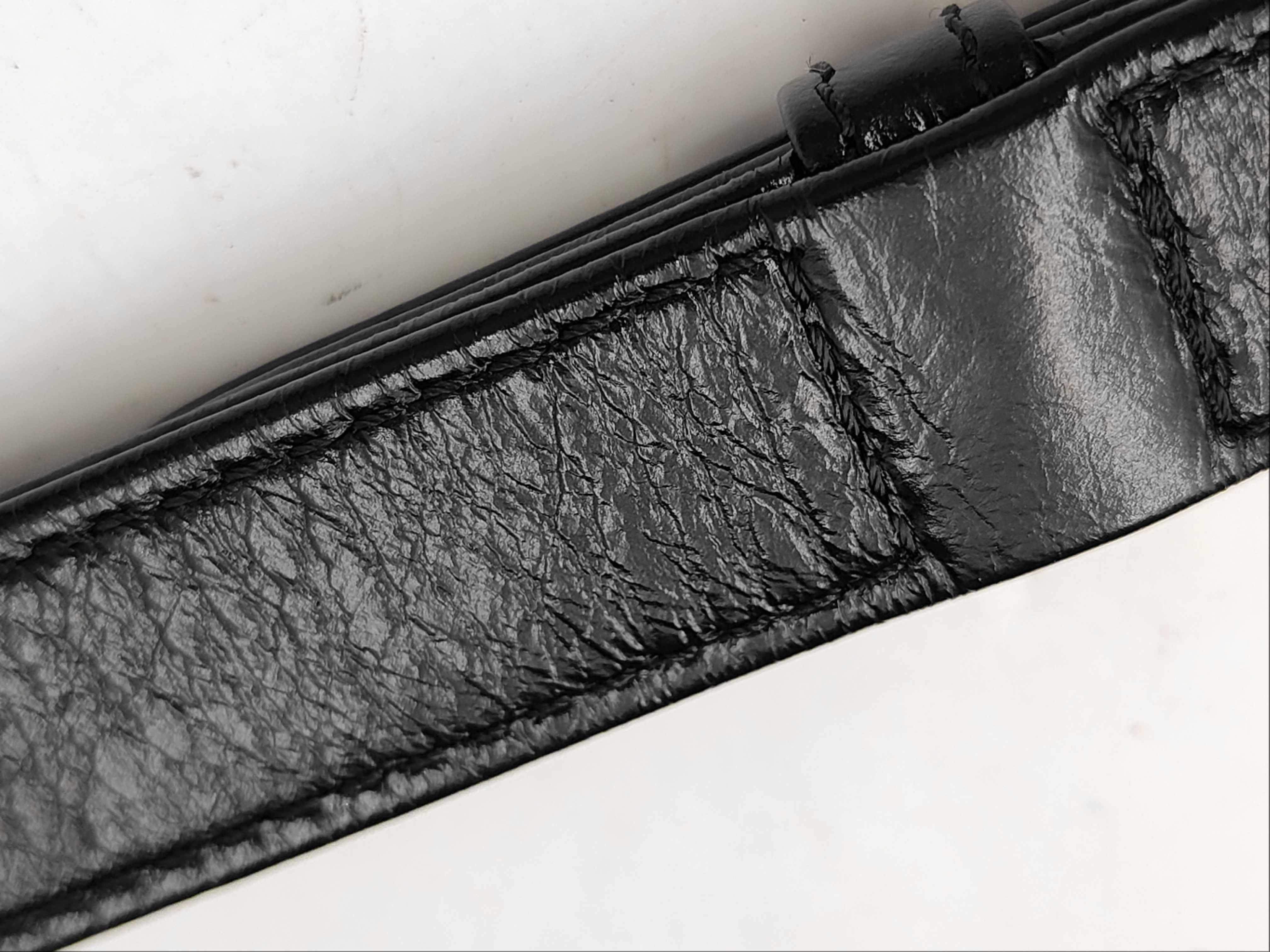 Gabrielle de Chanel Leather Chain Shoulder Bag, Navy/Black, with Guarantee Card and Serial Number Seal, 25371992. — view 14