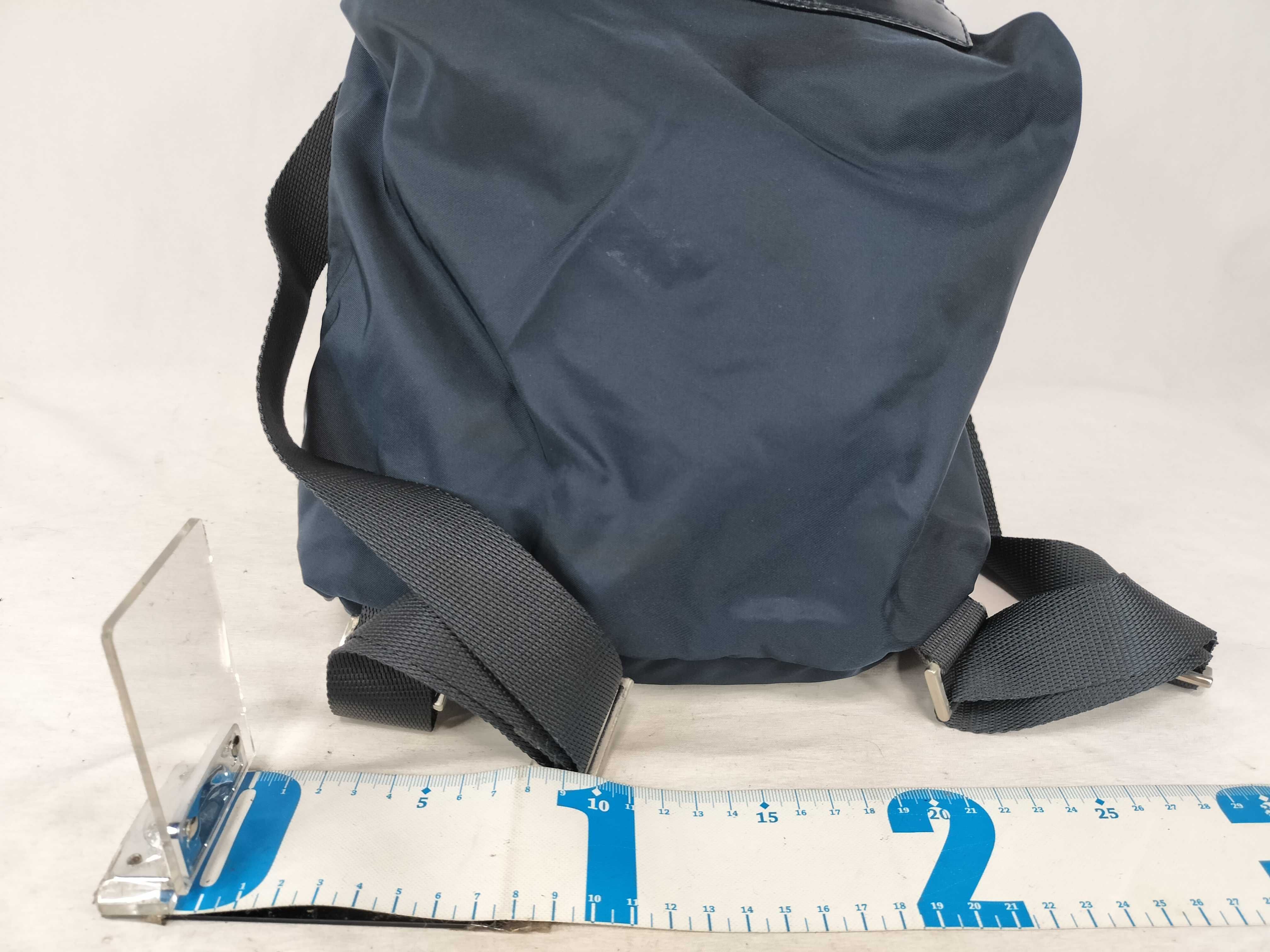 Nylon Backpack, Navy Nylon Backpack — view 2