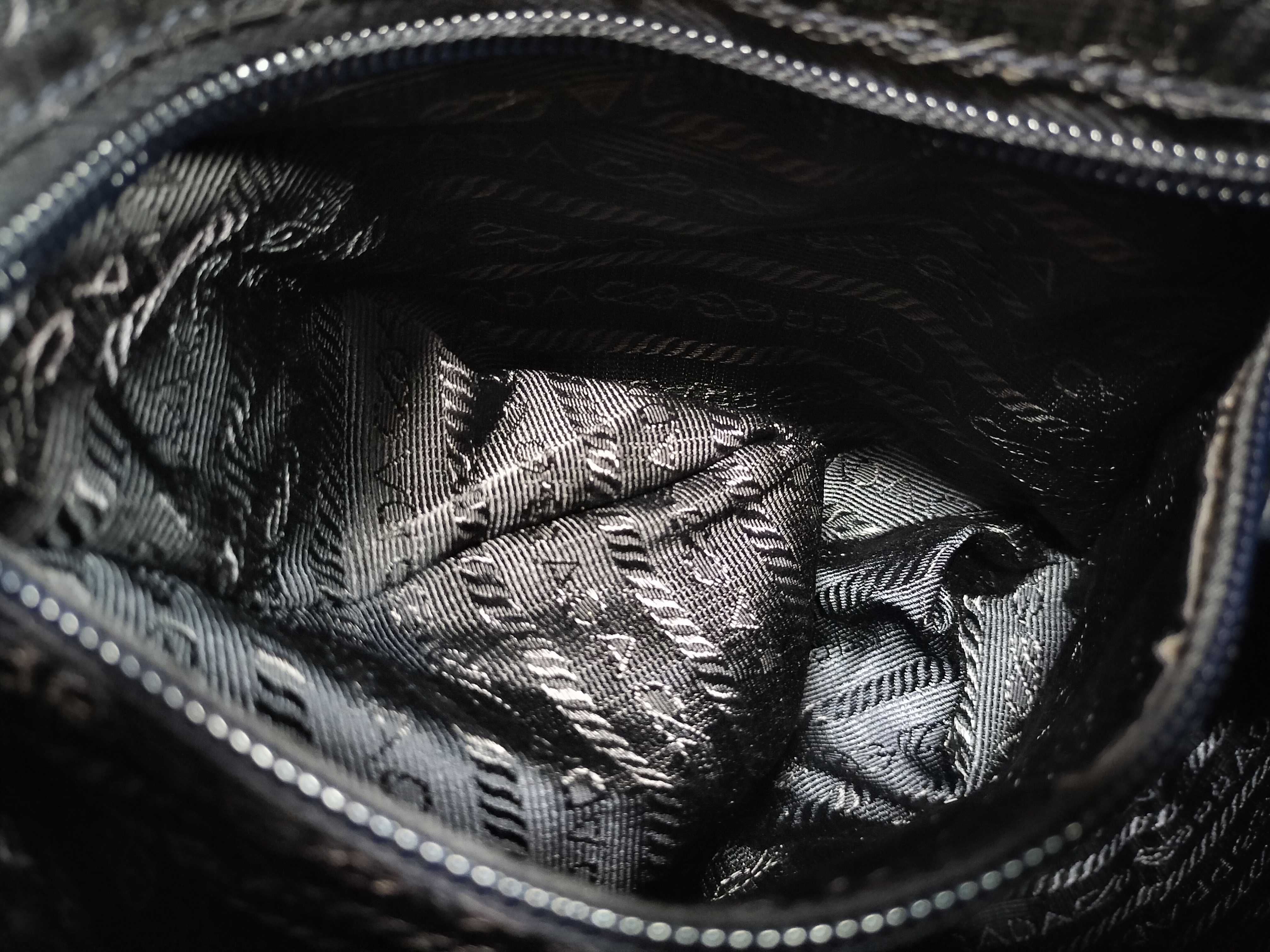 Nylon Backpack, Navy Nylon Backpack — view 11