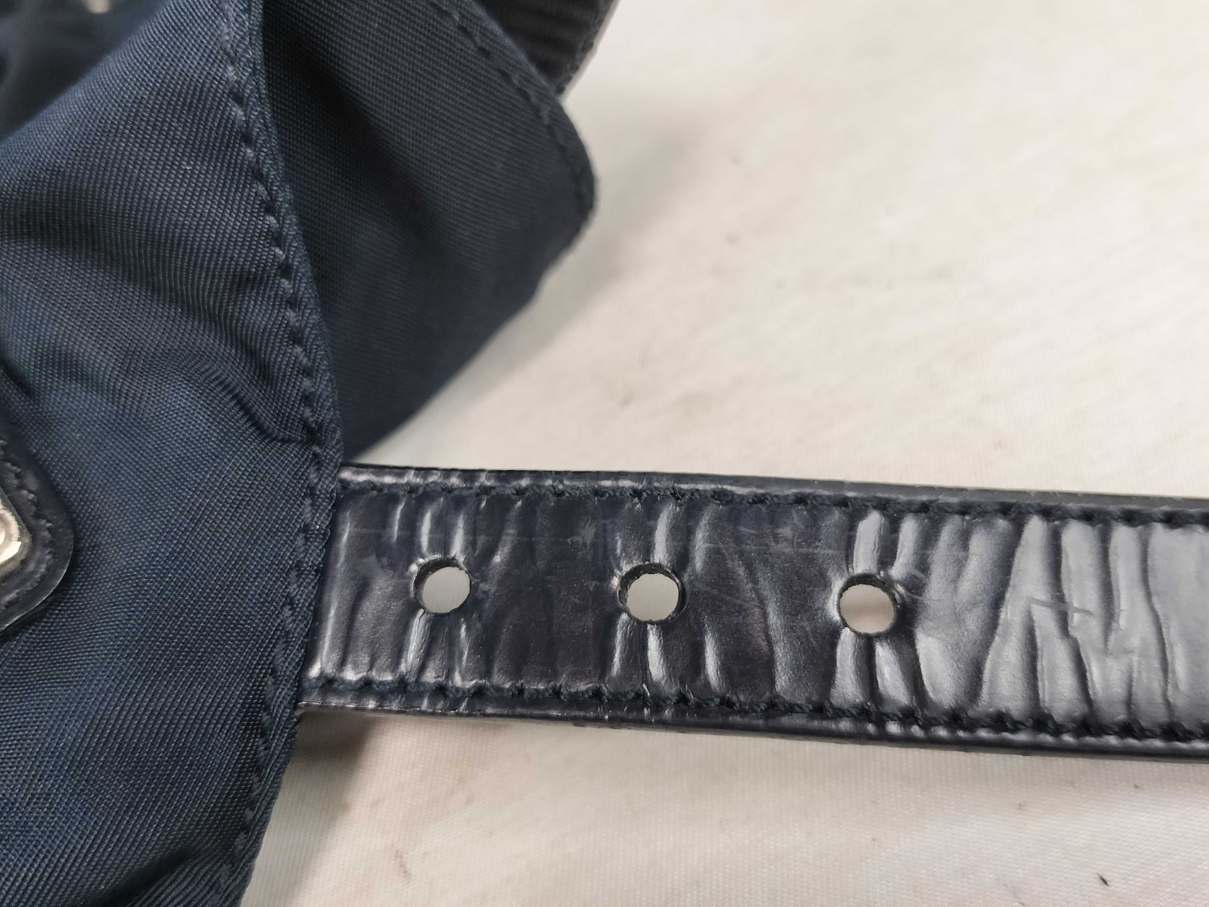 Nylon Backpack, Navy Nylon Backpack — view 14