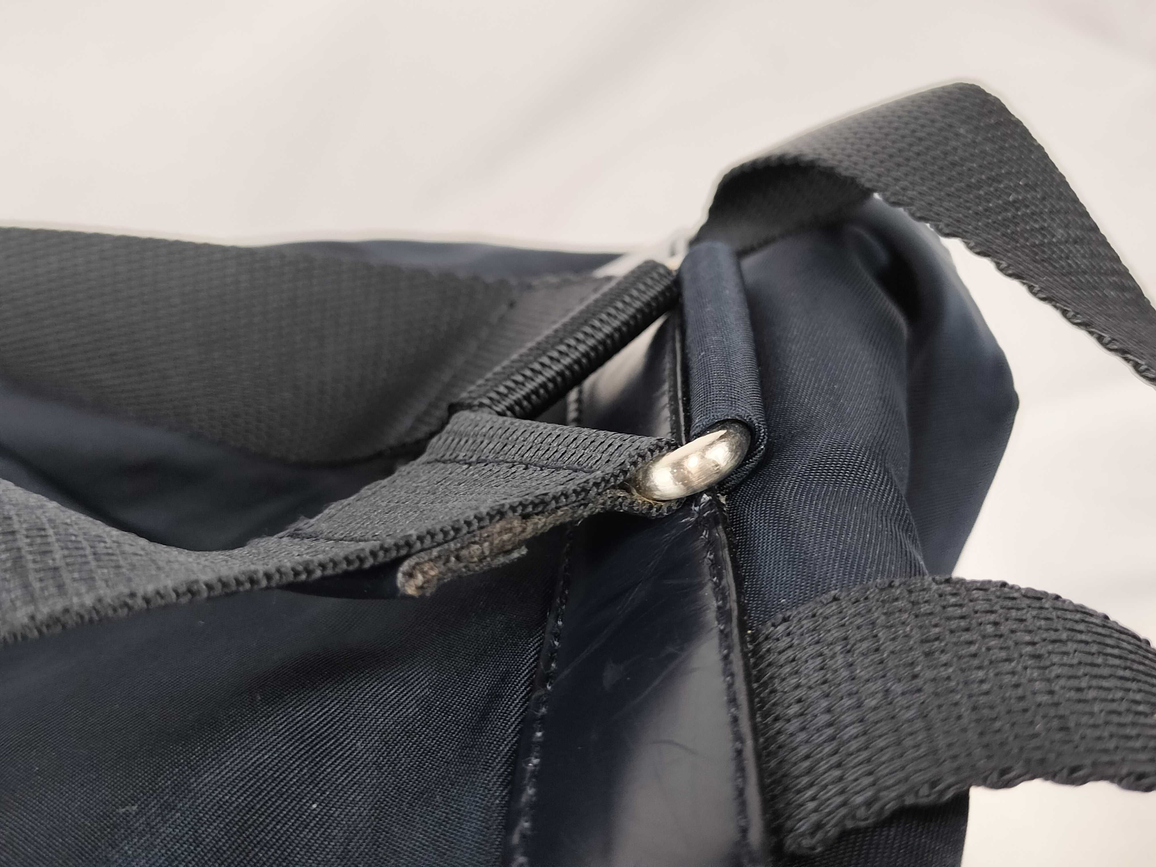 Nylon Backpack, Navy Nylon Backpack — view 5