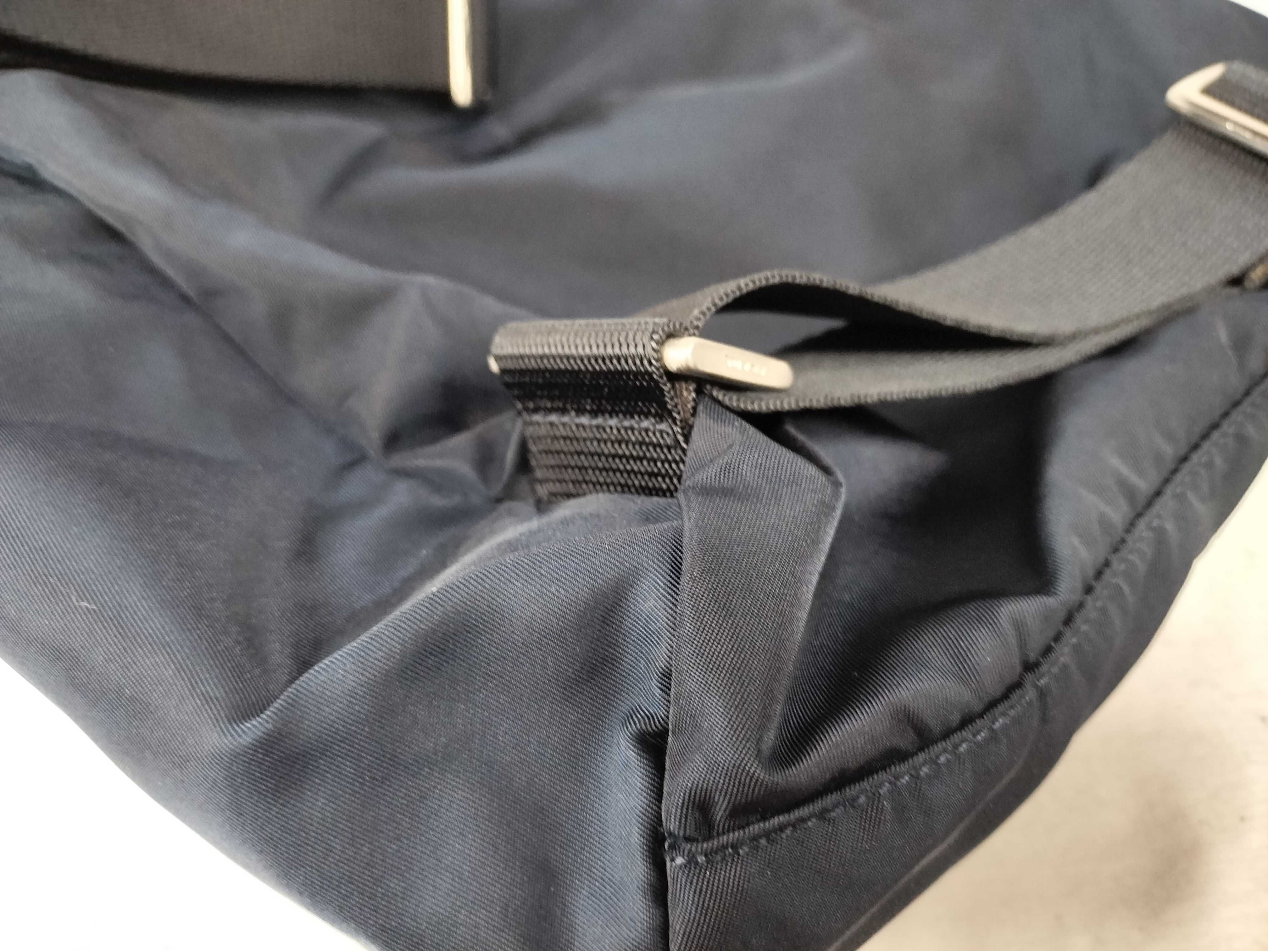 Nylon Backpack, Navy Nylon Backpack — view 6