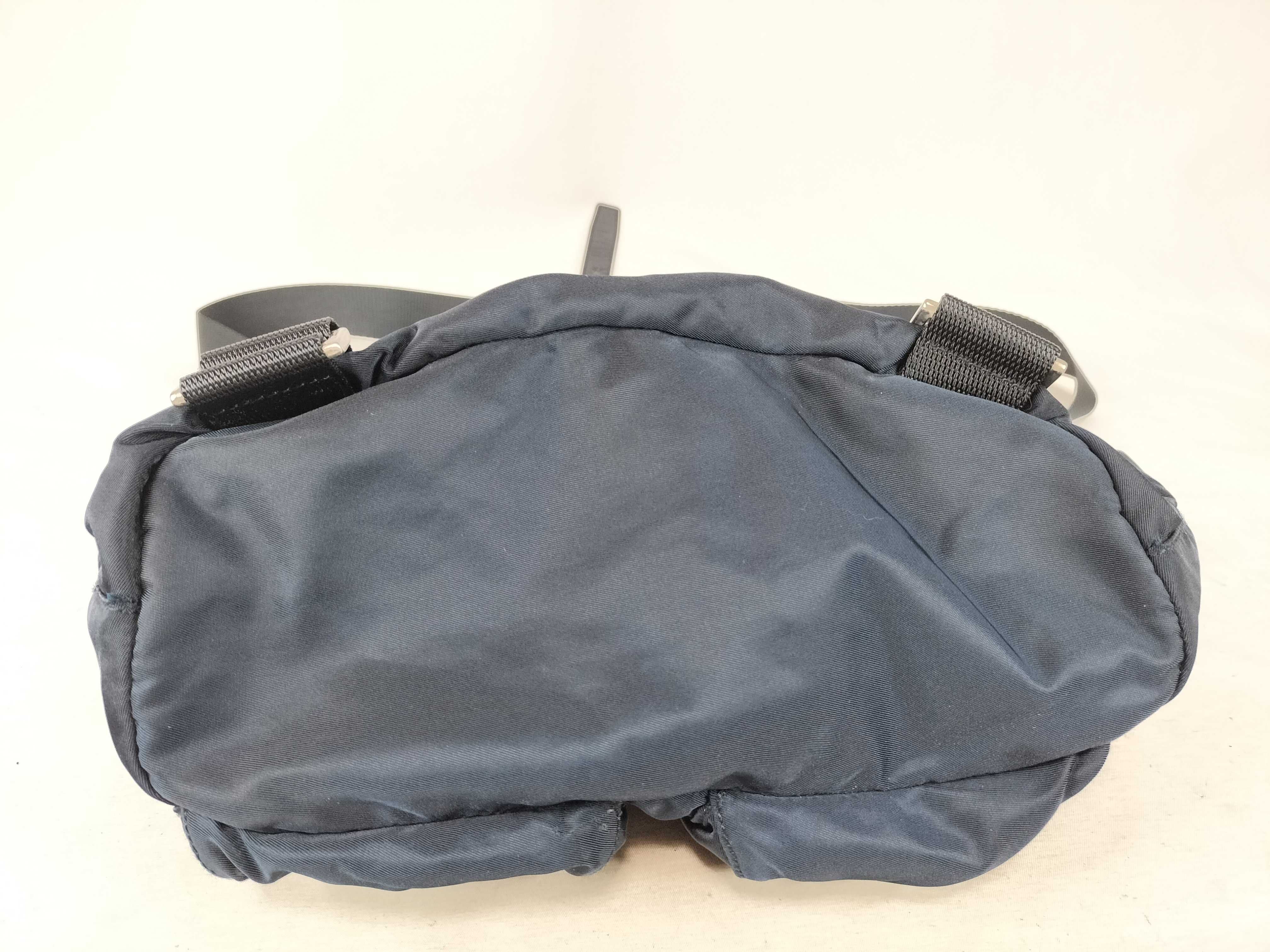 Nylon Backpack, Navy Nylon Backpack — view 7