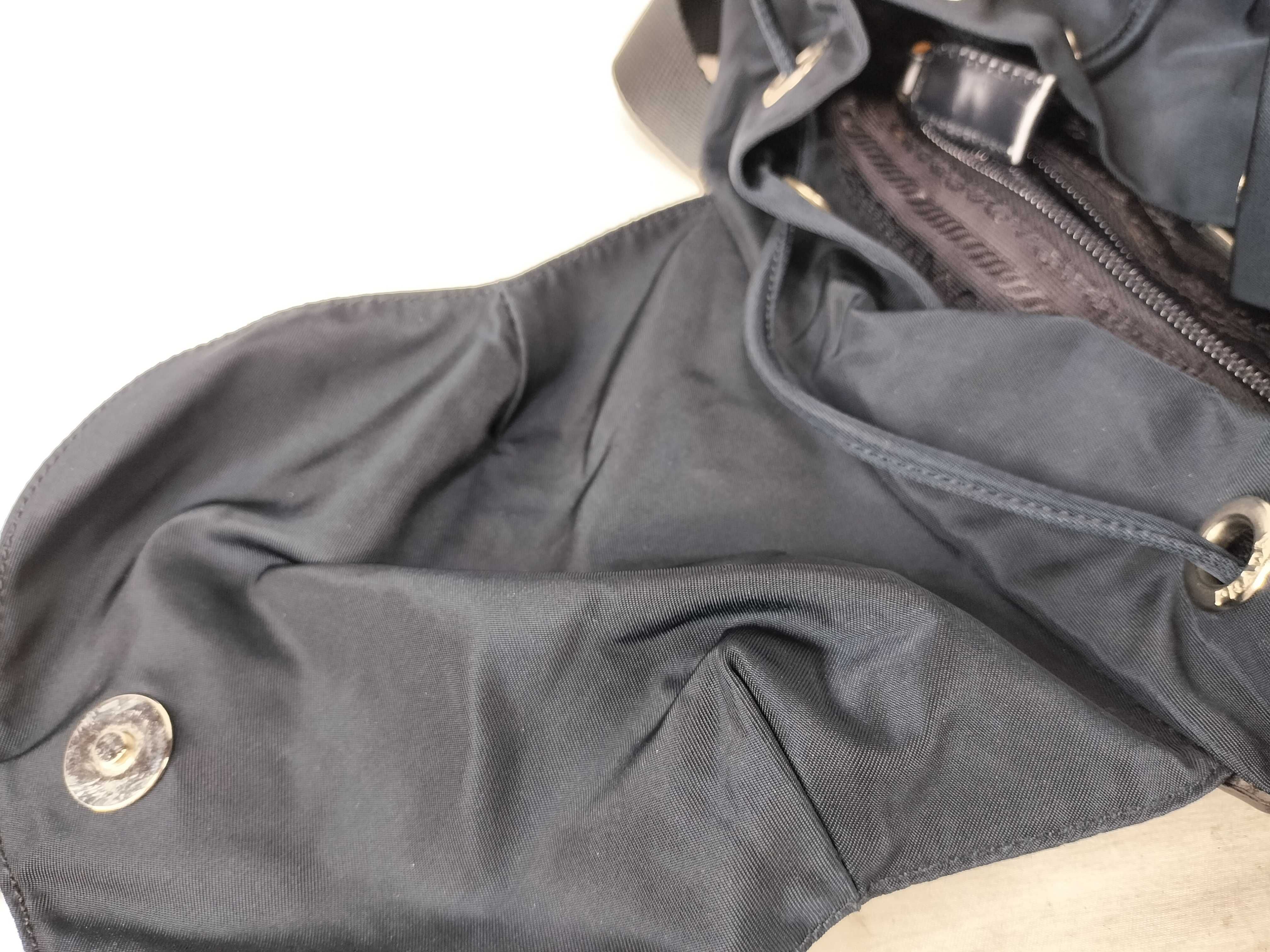 Nylon Backpack, Navy Nylon Backpack — view 8