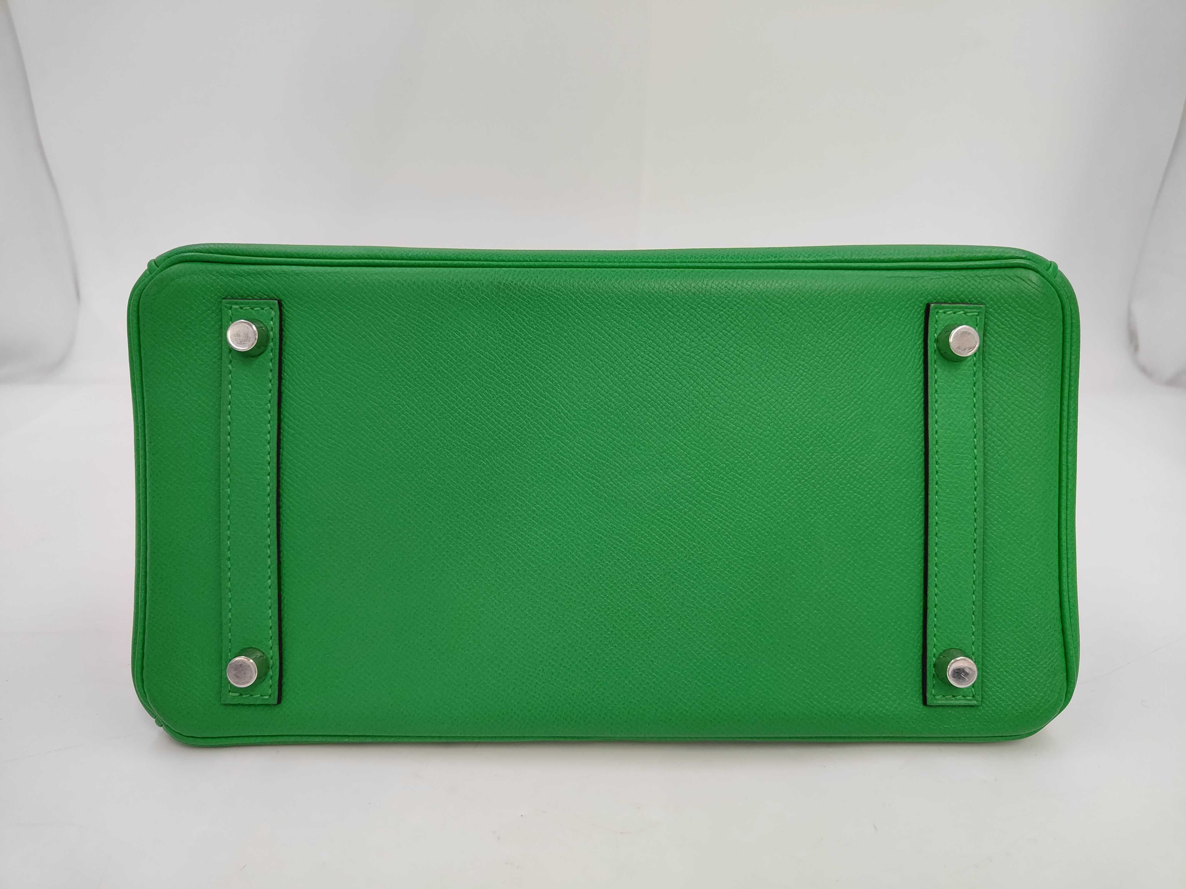 Birkin 30 P stamp Epsom leather handbag — view 6