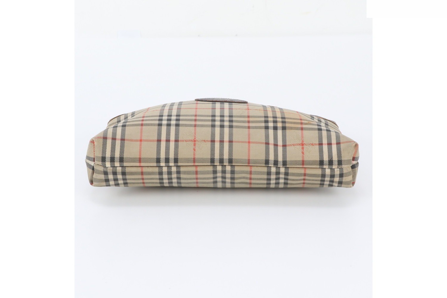 Nova Check Leather Canvas Second Bag Clutch Pouch — view 5