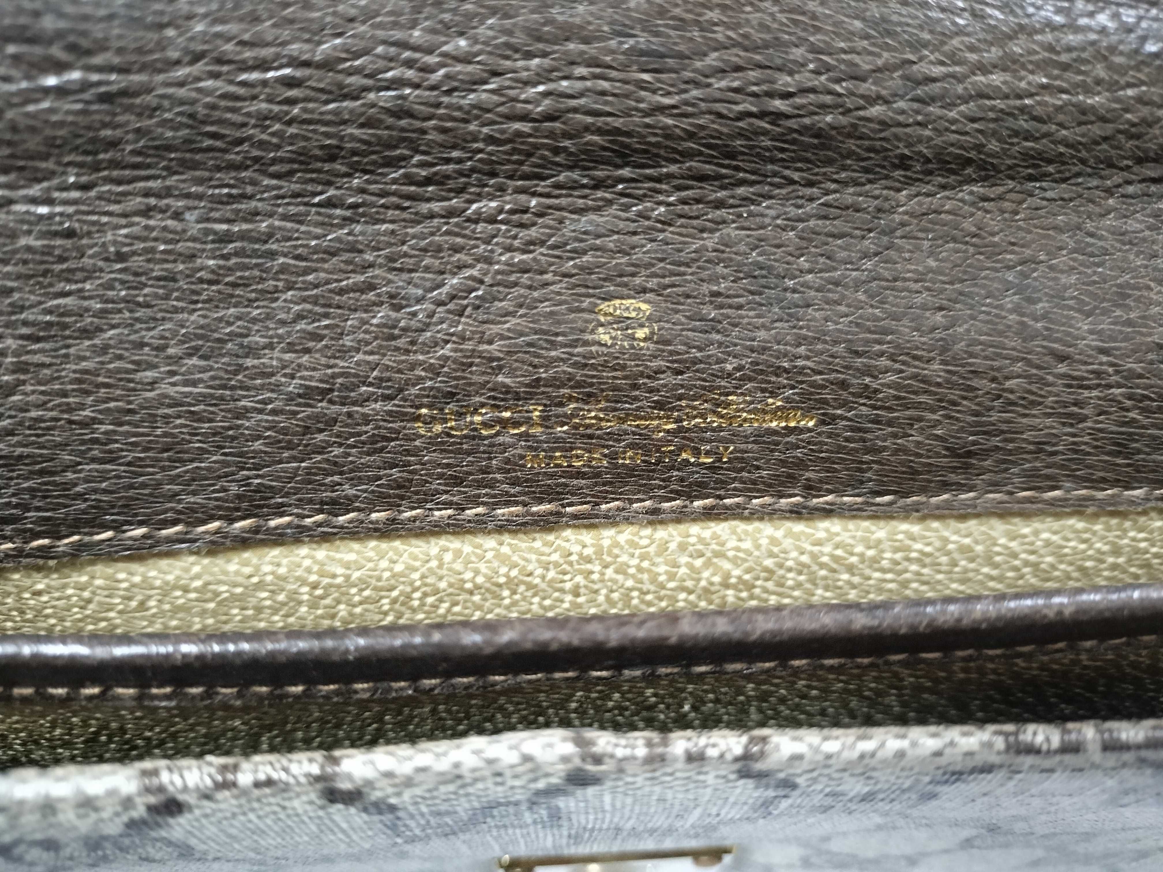 GG Canvas Old Gucci Clutch Bag Sherry Line Clutch Bag — view 11