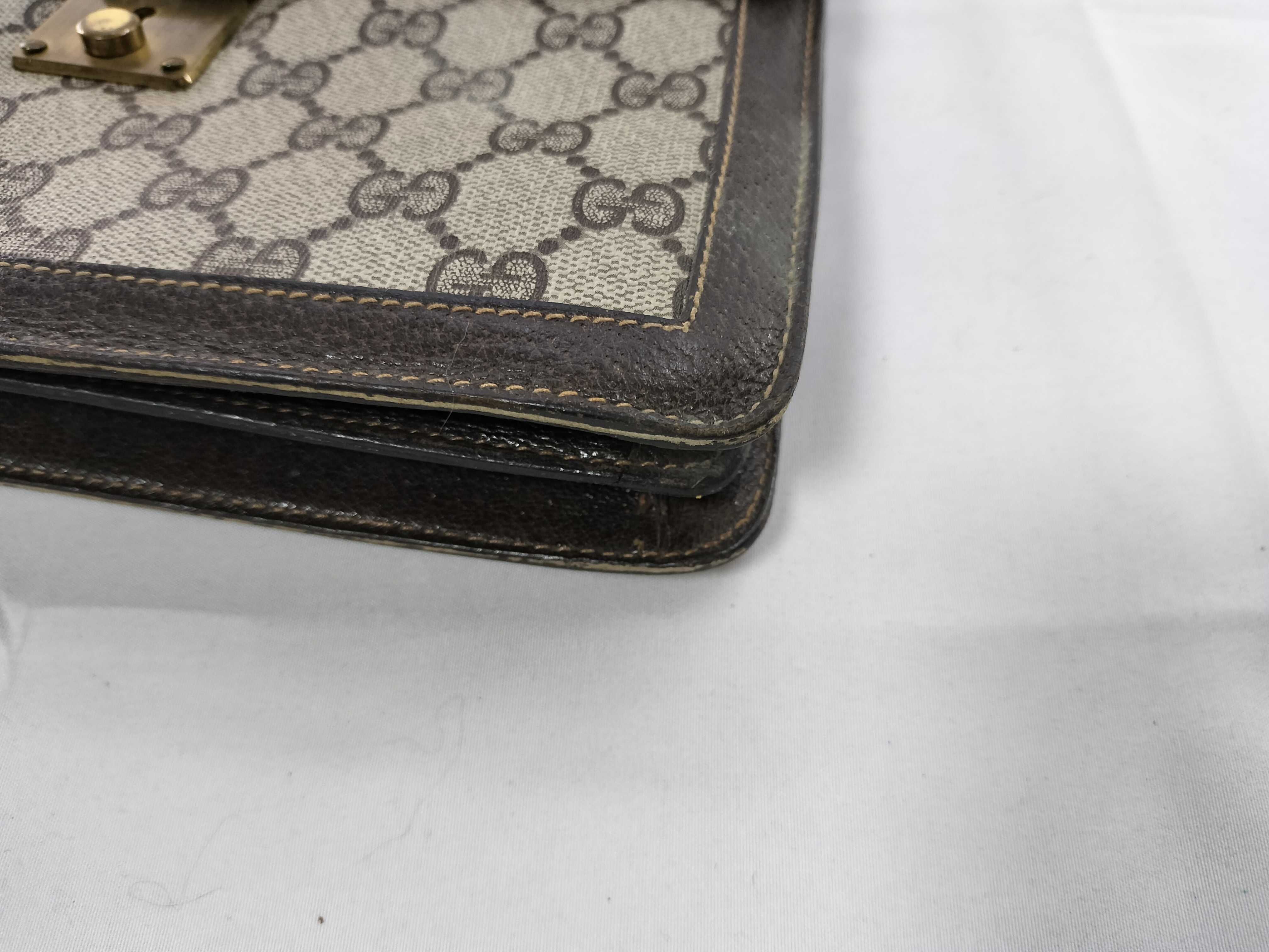 GG Canvas Old Gucci Clutch Bag Sherry Line Clutch Bag — view 5
