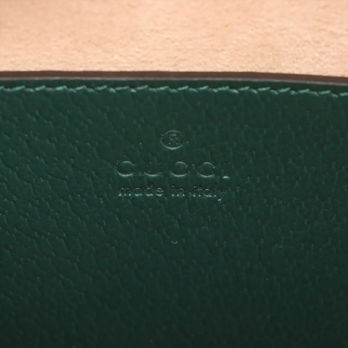 Bamboo Diana Leather 2WAY Handbag Green 702721 — view 9