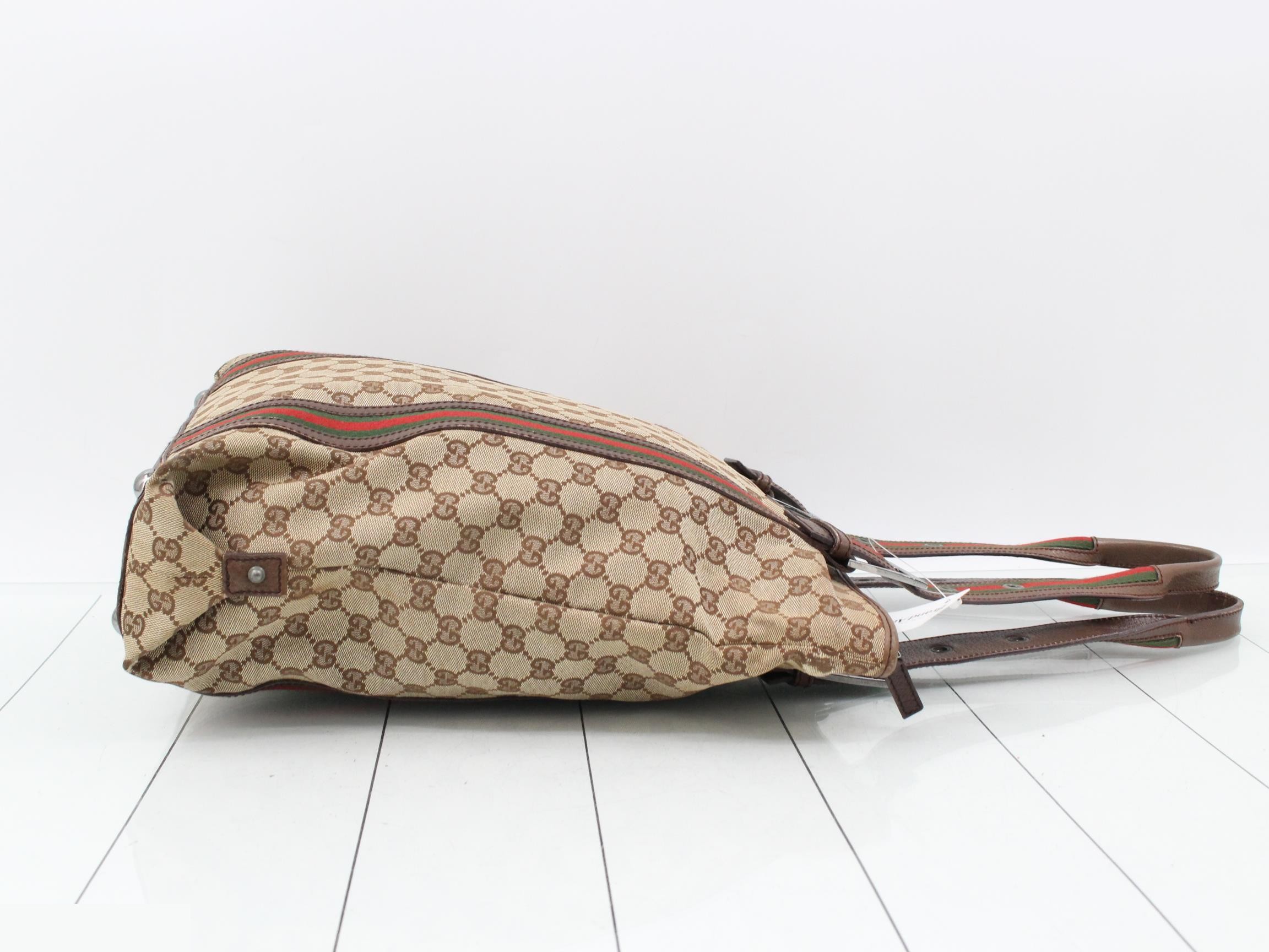 GG Canvas Sherry Line Tote Bag — view 3