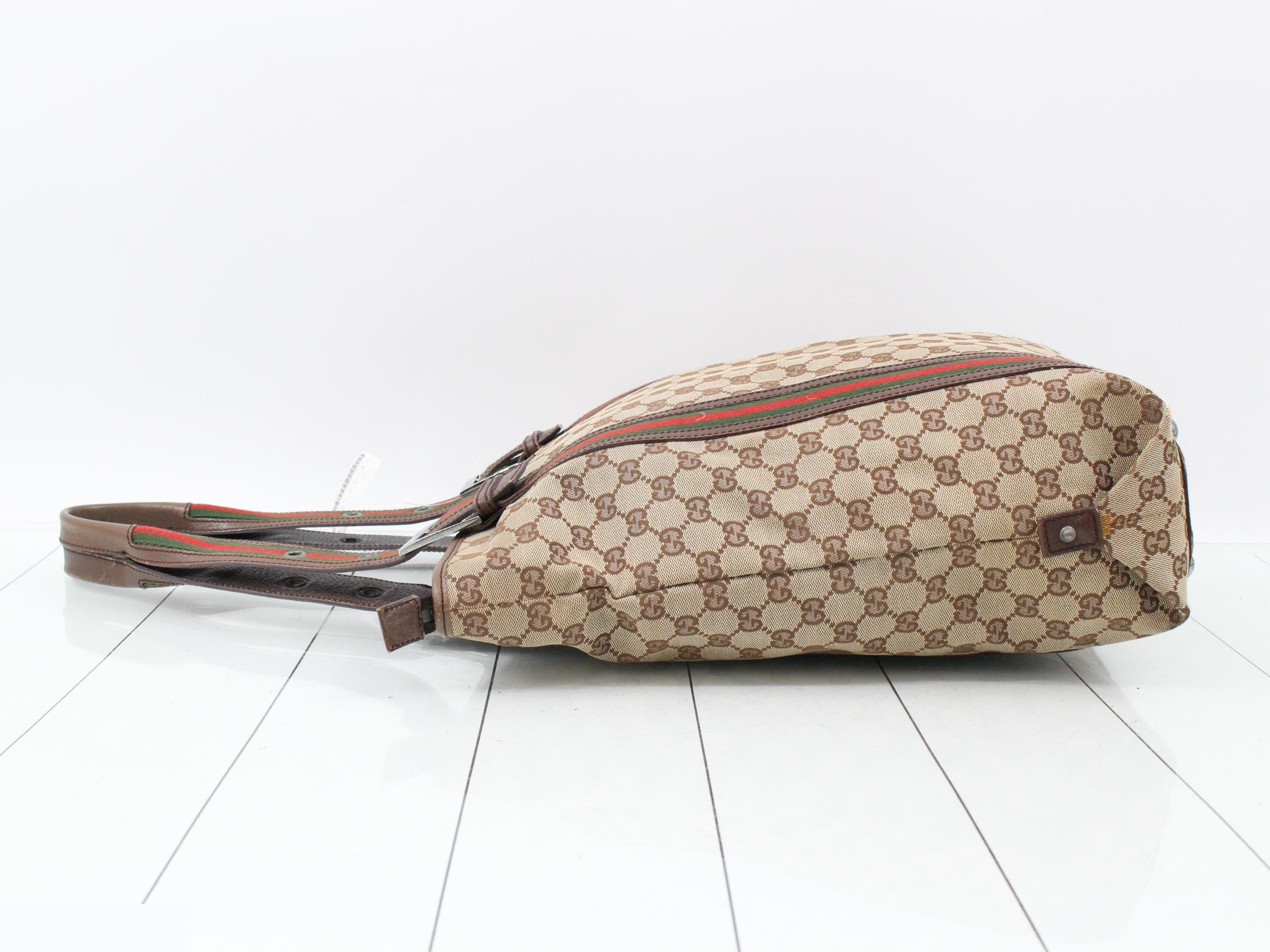 GG Canvas Sherry Line Tote Bag — view 4