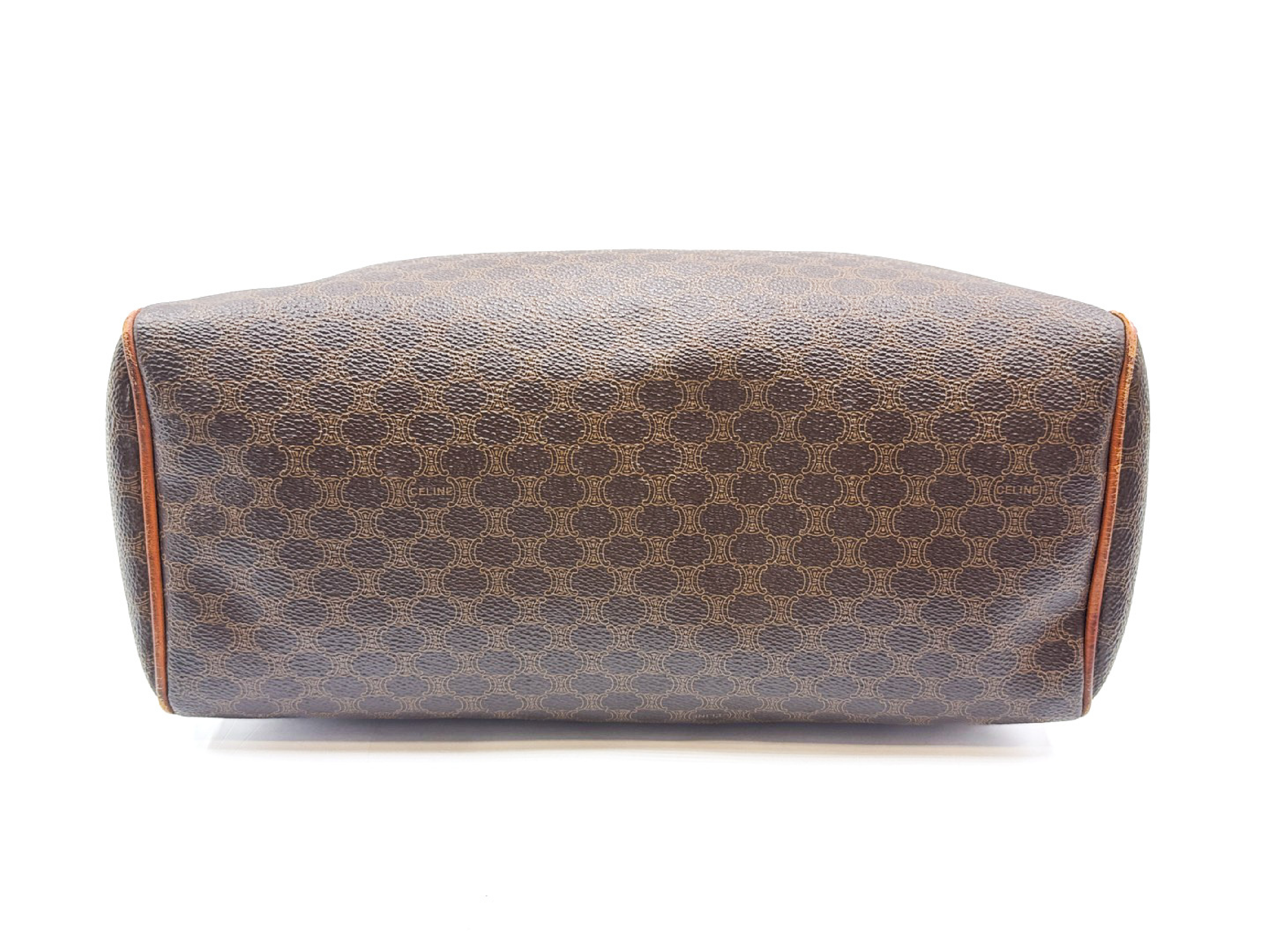 Macadam pattern leather handbag with gold hardware — view 4