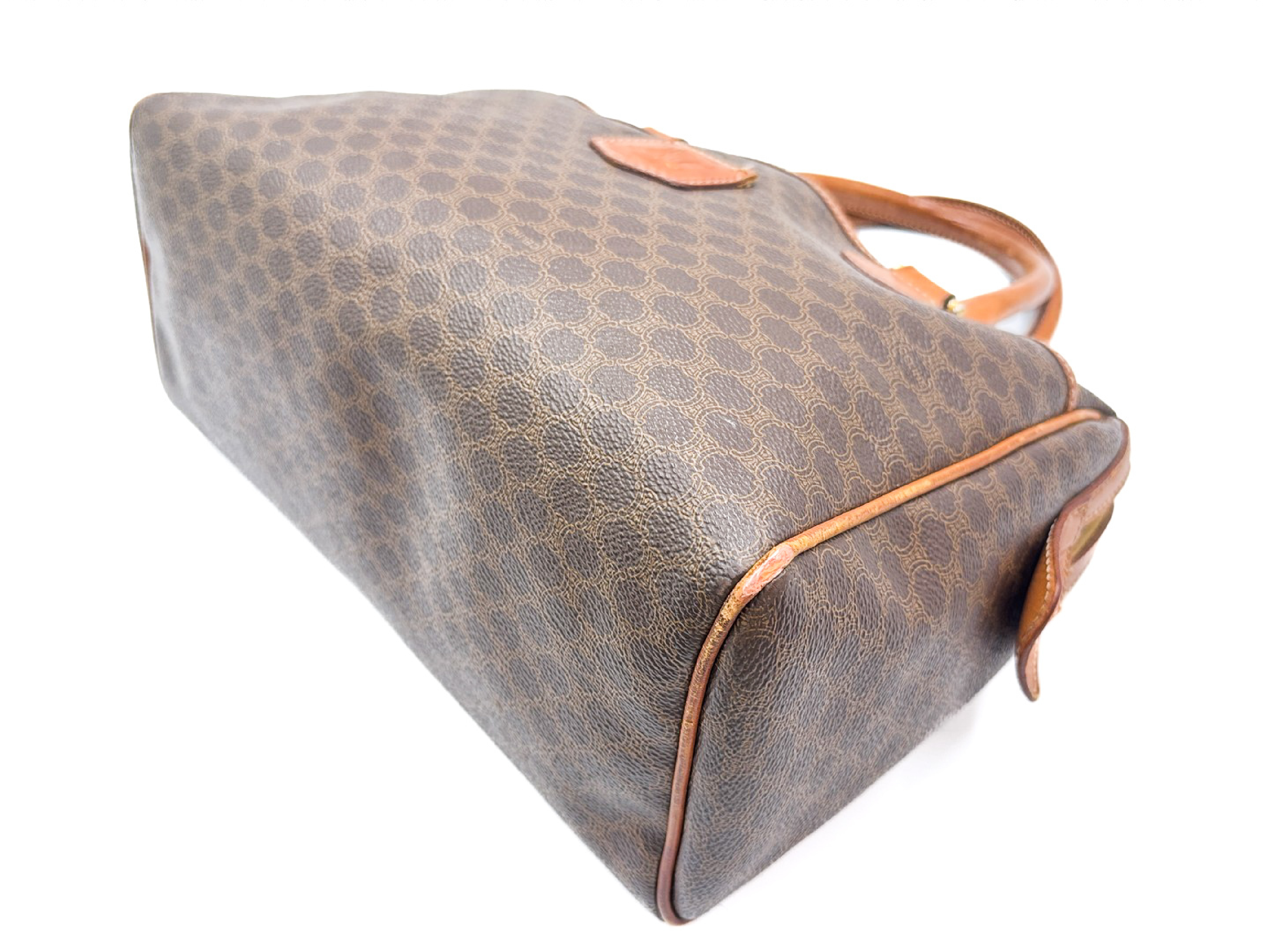 Macadam pattern leather handbag with gold hardware — view 6