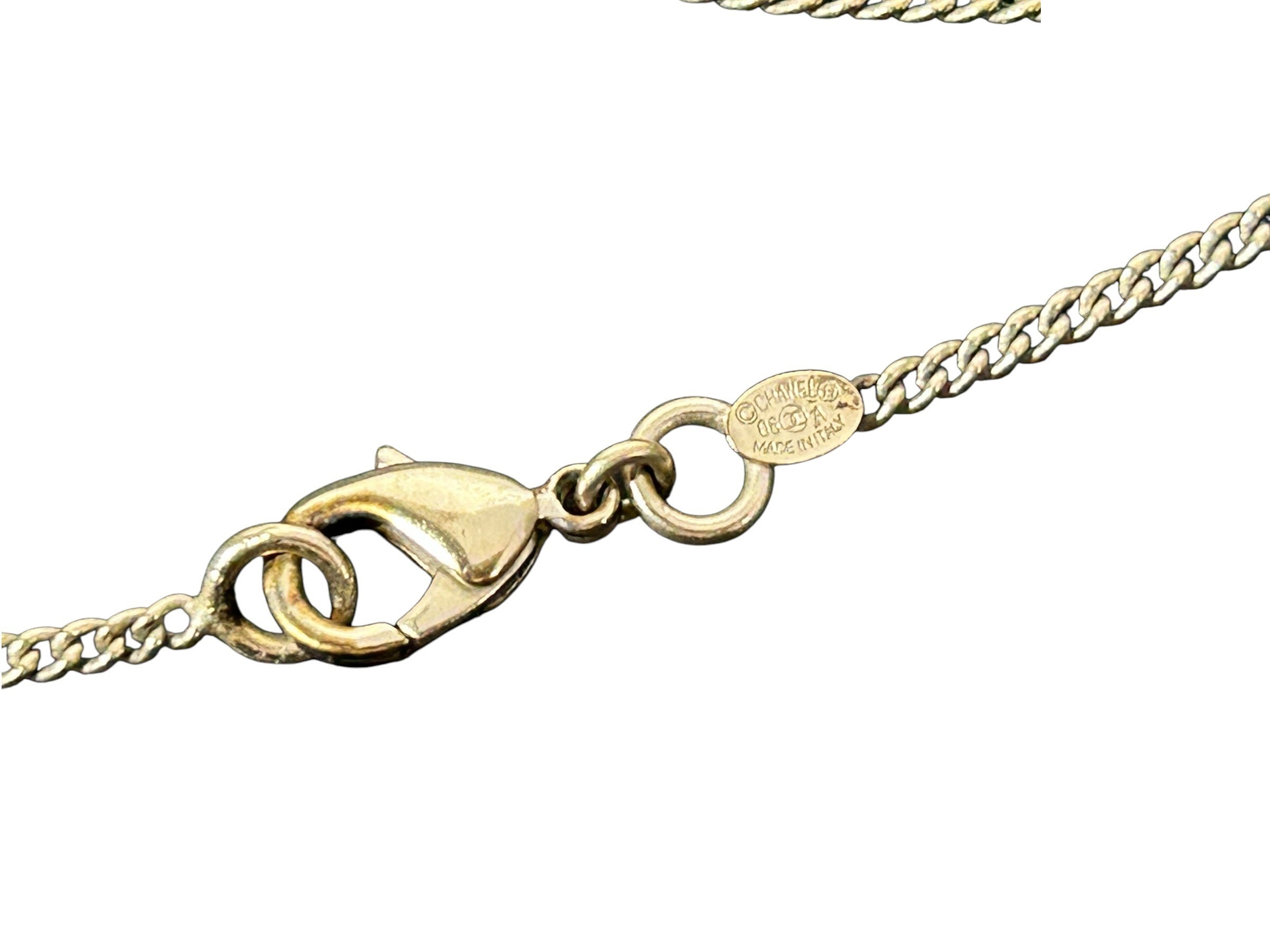 Coco Mark Necklace with Colored Stones — view 5