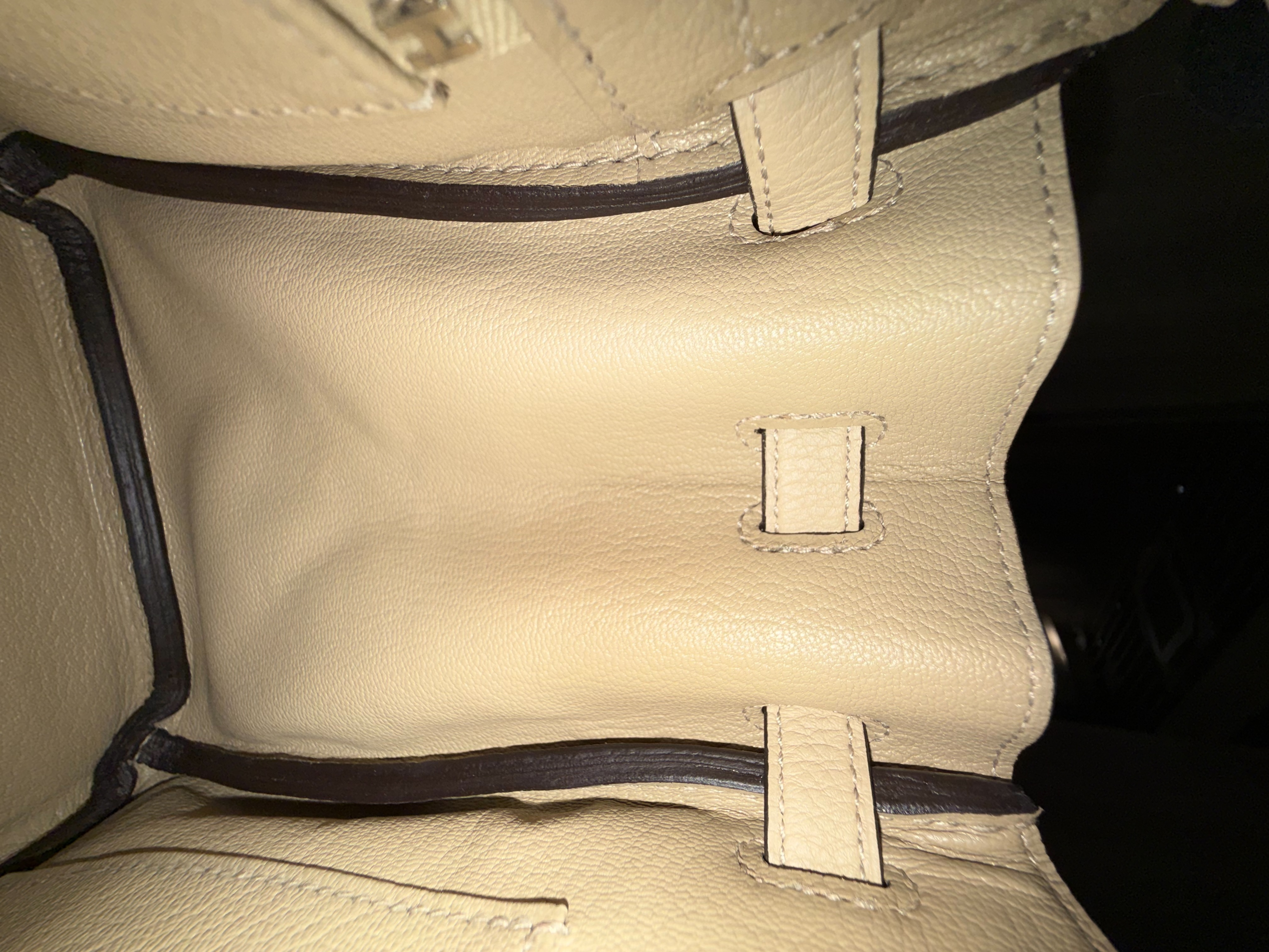 Birkin25 Trench Togo PHW K Stamp Handbag — view 11