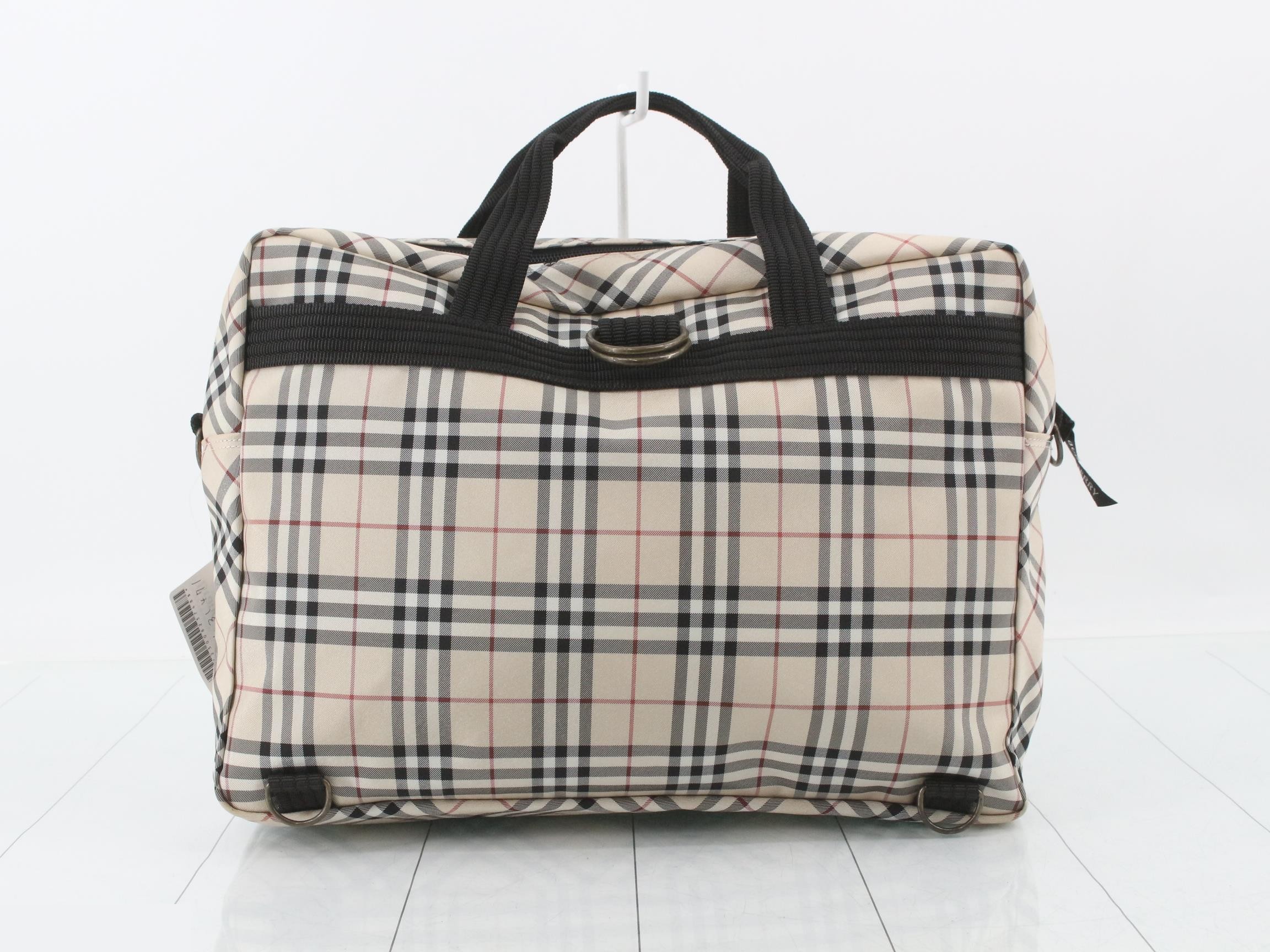 Nova Check Nylon Handbag — view 2
