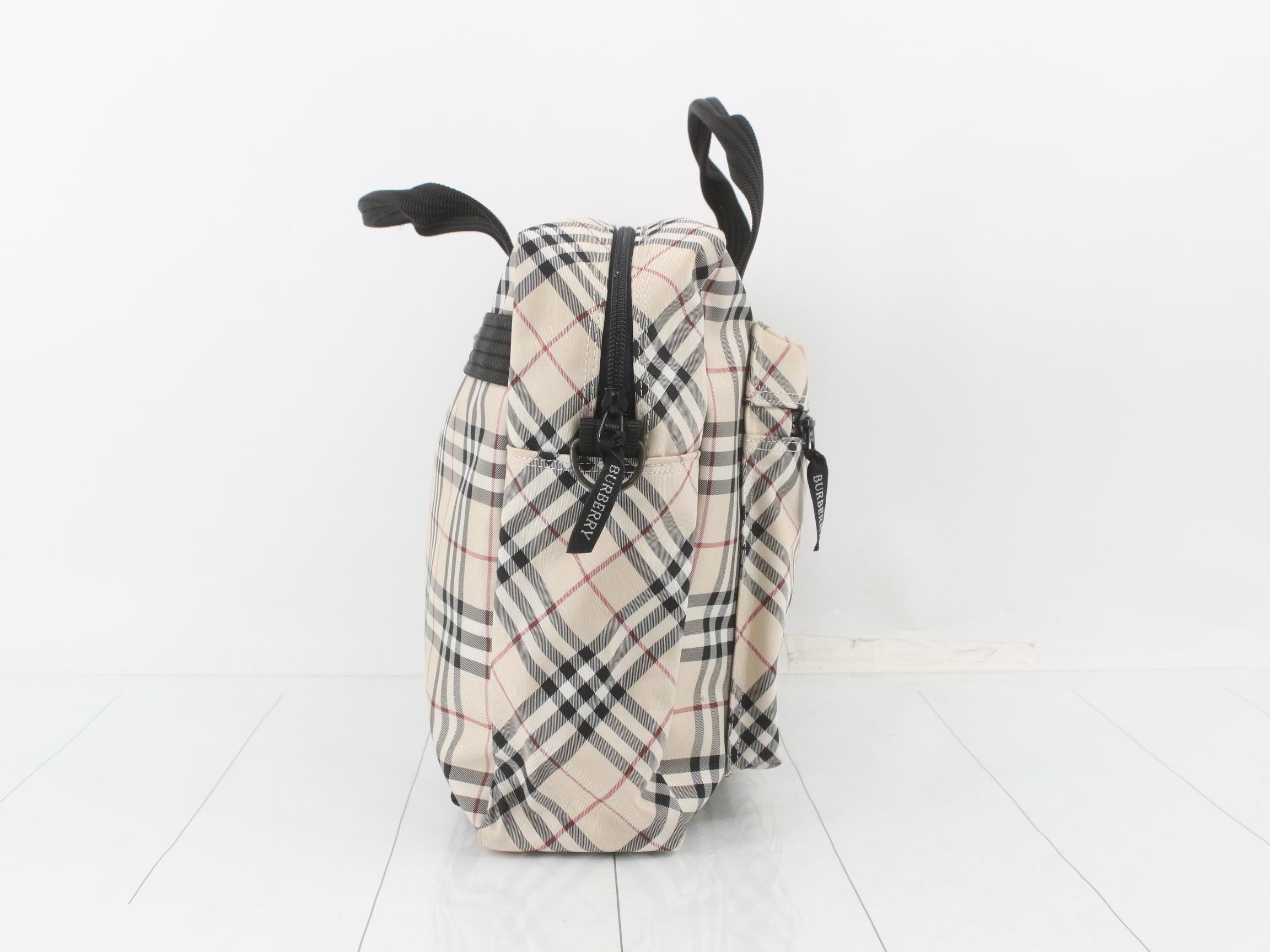 Nova Check Nylon Handbag — view 4