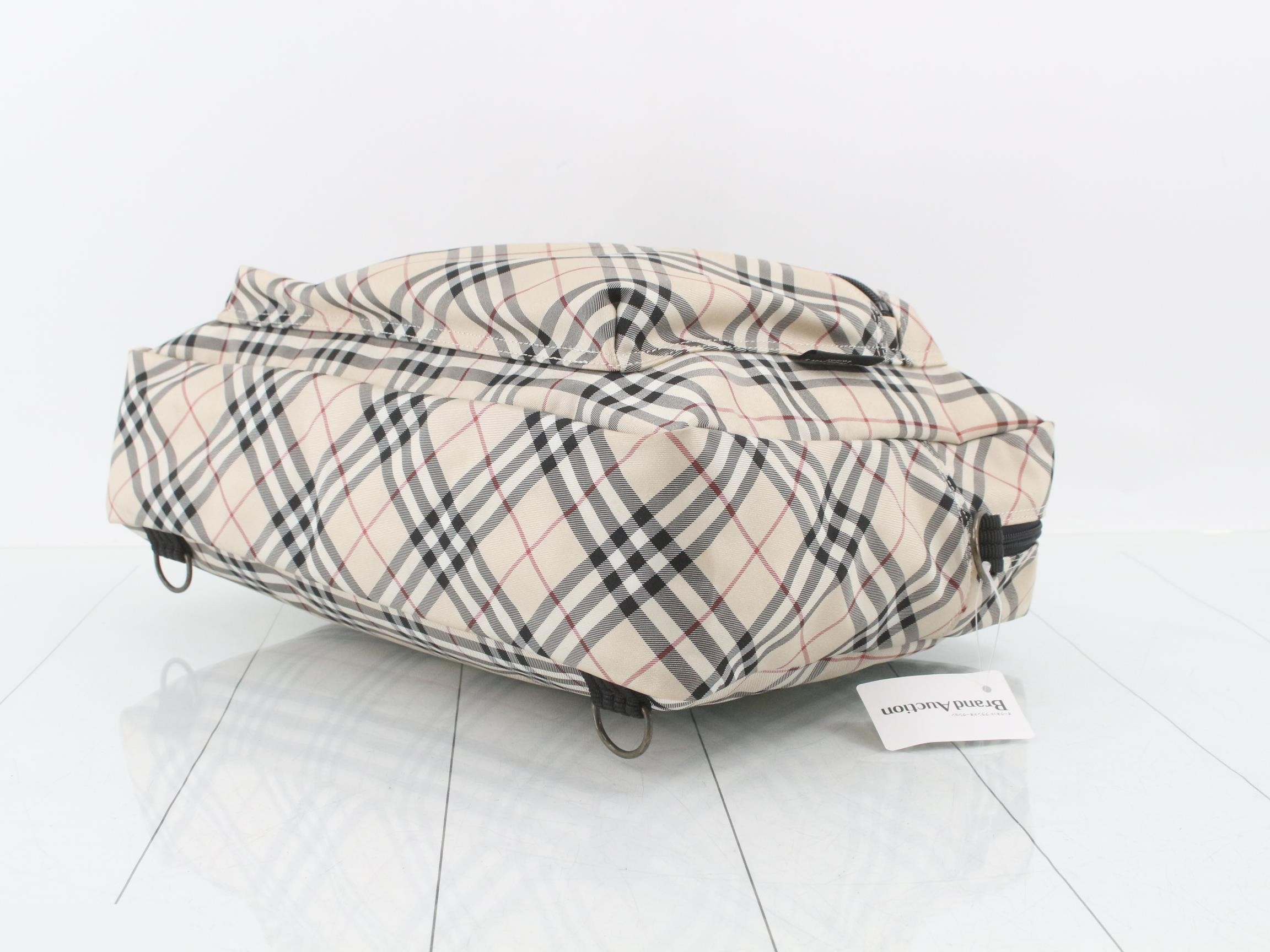 Nova Check Nylon Handbag — view 6