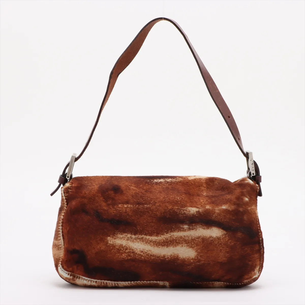 Mamma Bucket Harako x Leather Shoulder Bag Brown 26424 — view 2