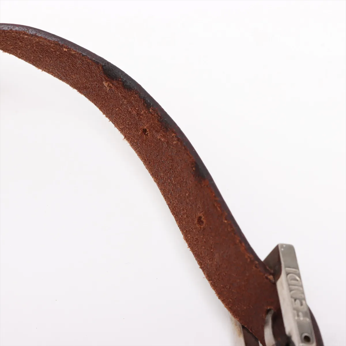 Mamma Bucket Harako x Leather Shoulder Bag Brown 26424 — view 12