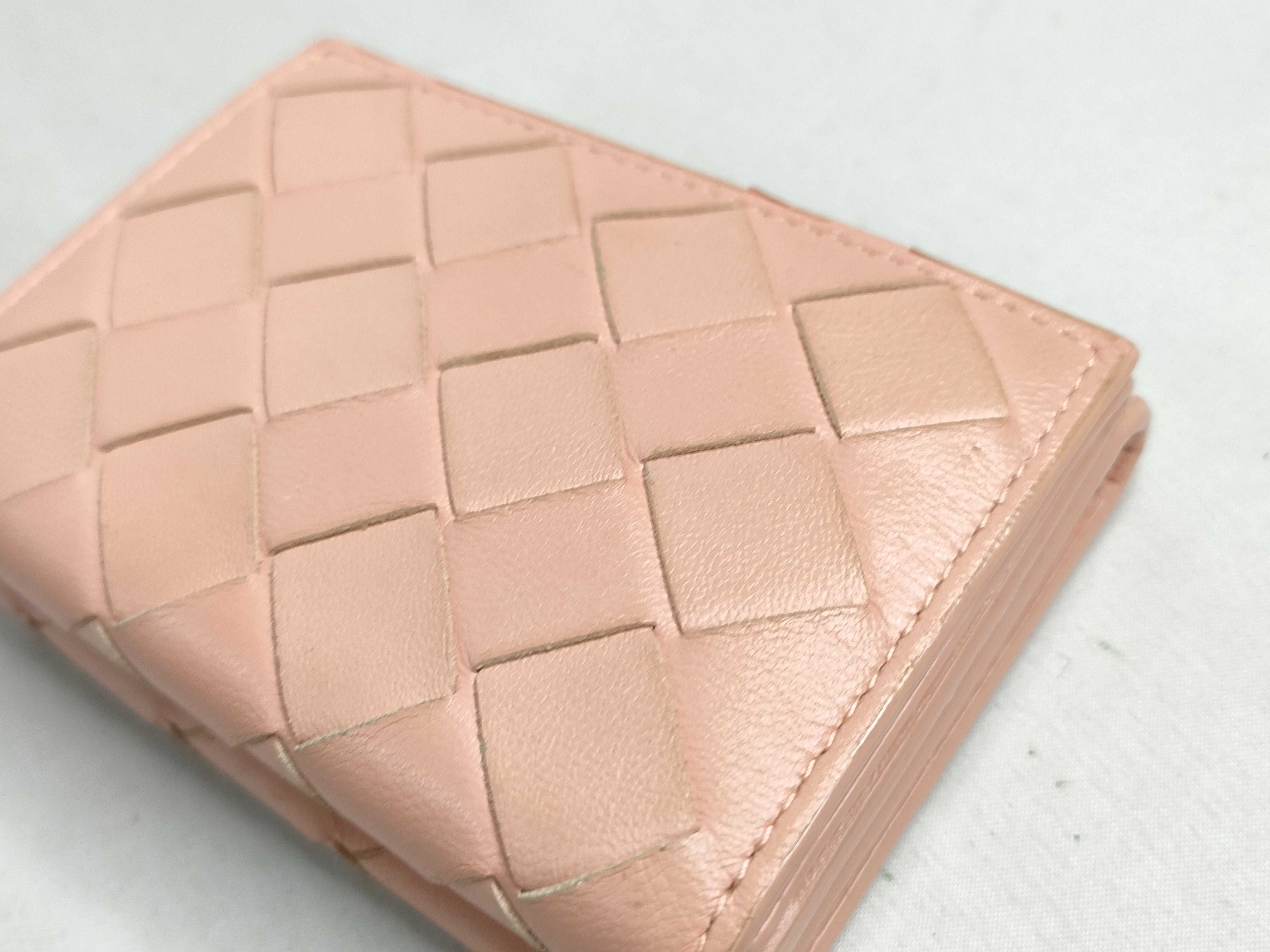 Intrecciato Bi-fold Wallet with Double Snap Closure — view 14