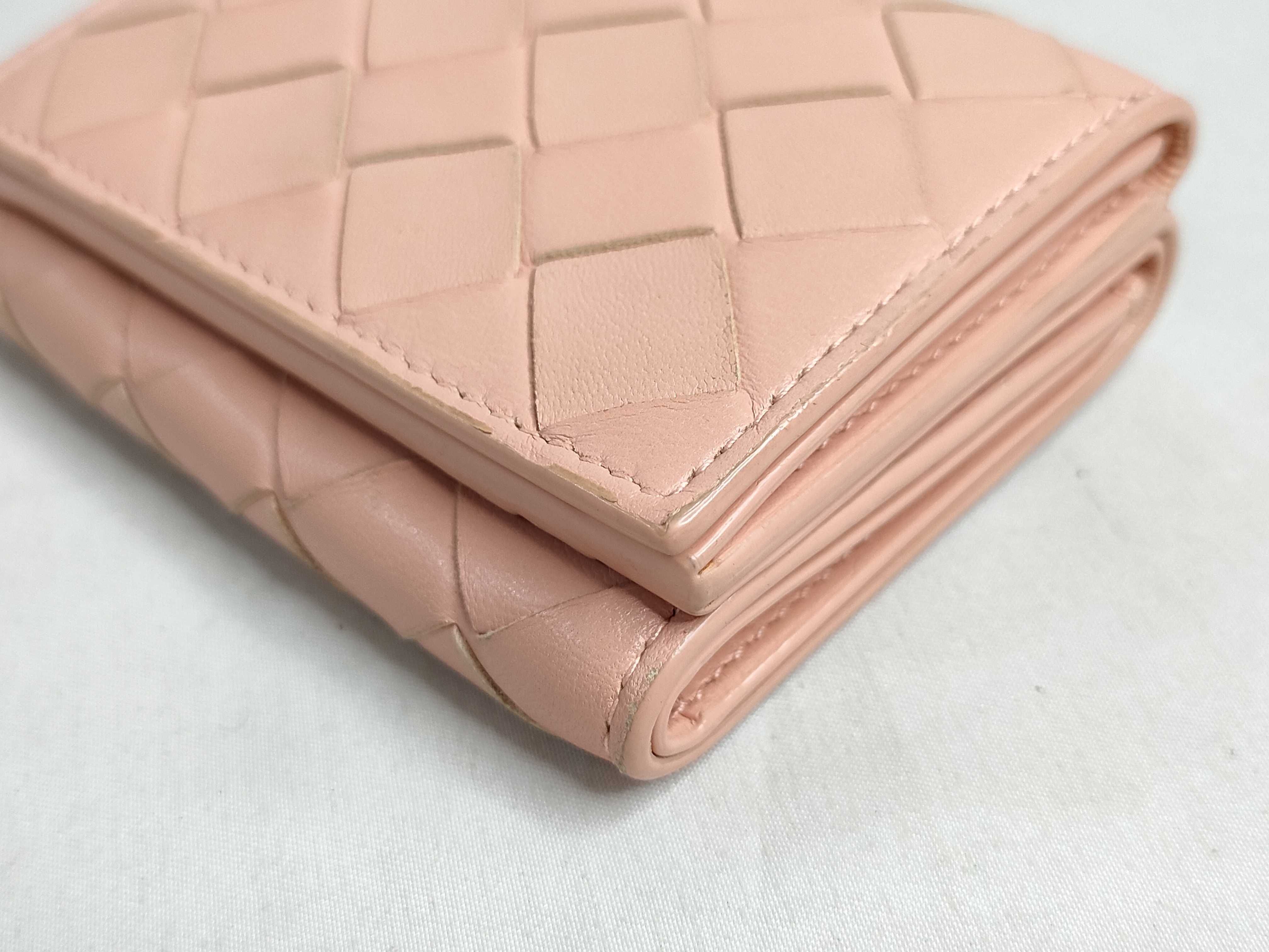 Intrecciato Bi-fold Wallet with Double Snap Closure — view 3