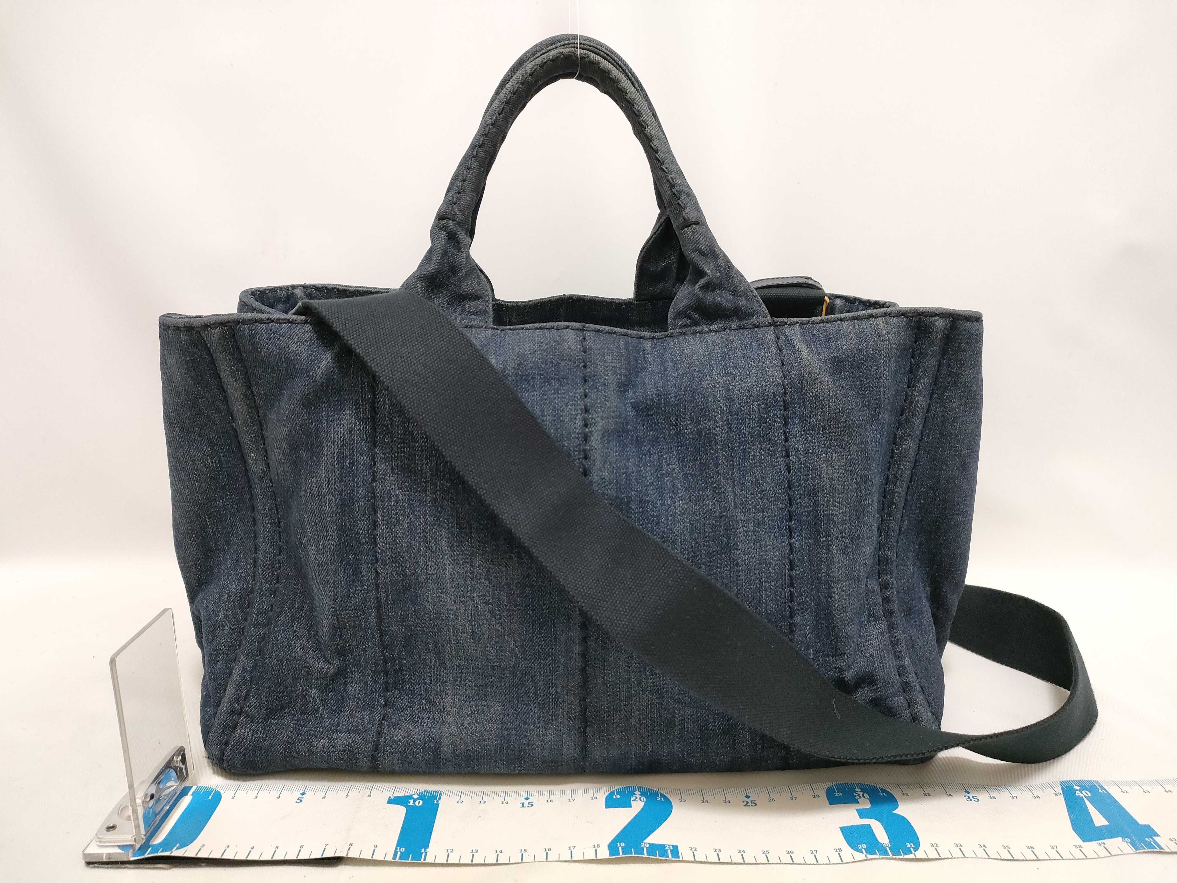 Canapa Denim Handbag Shoulder Bag (Cereal Handbag) — view 2