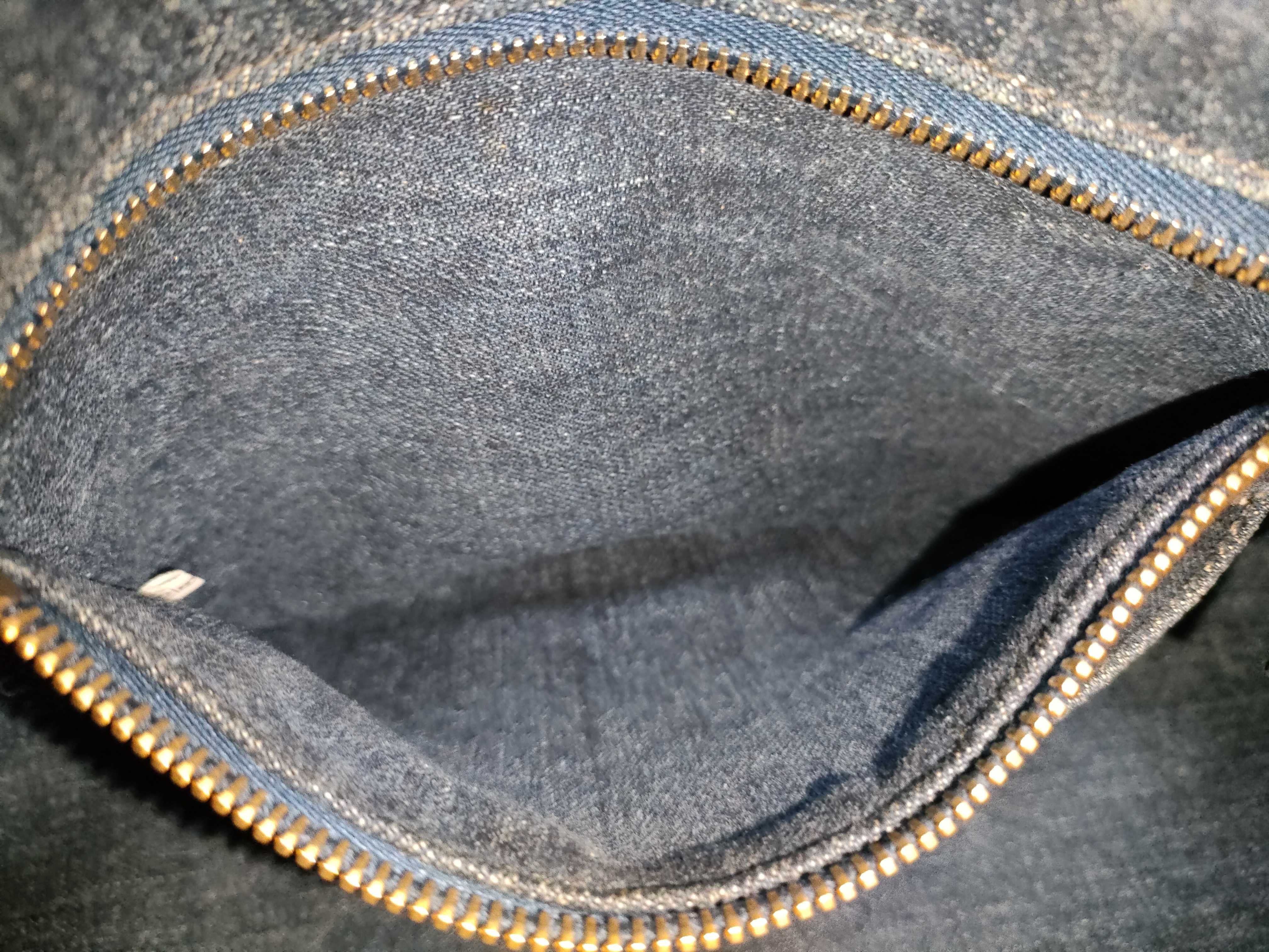 Canapa Denim Handbag Shoulder Bag (Cereal Handbag) — view 11
