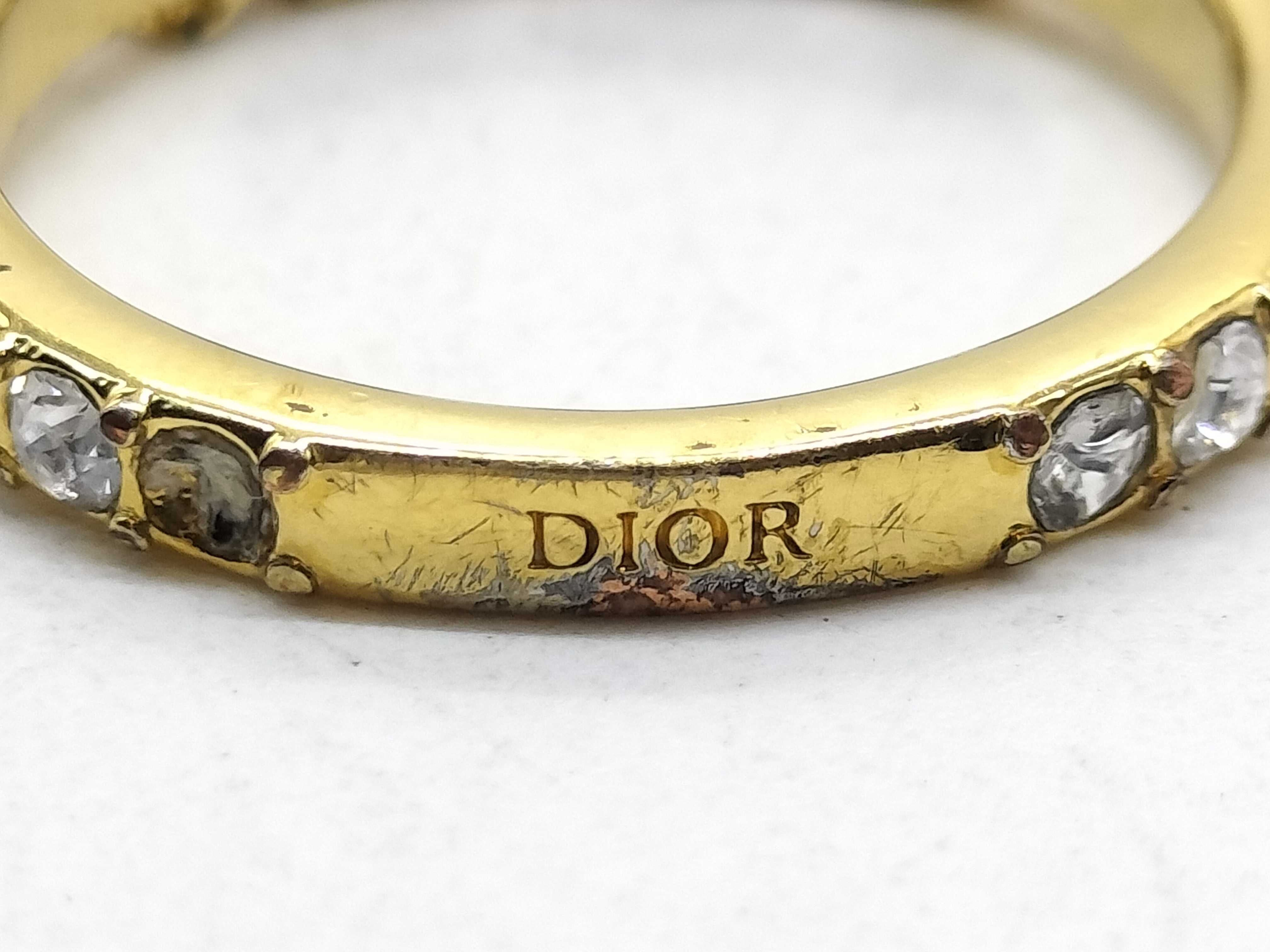 Logo Rhinestone Ring L Ring — view 5