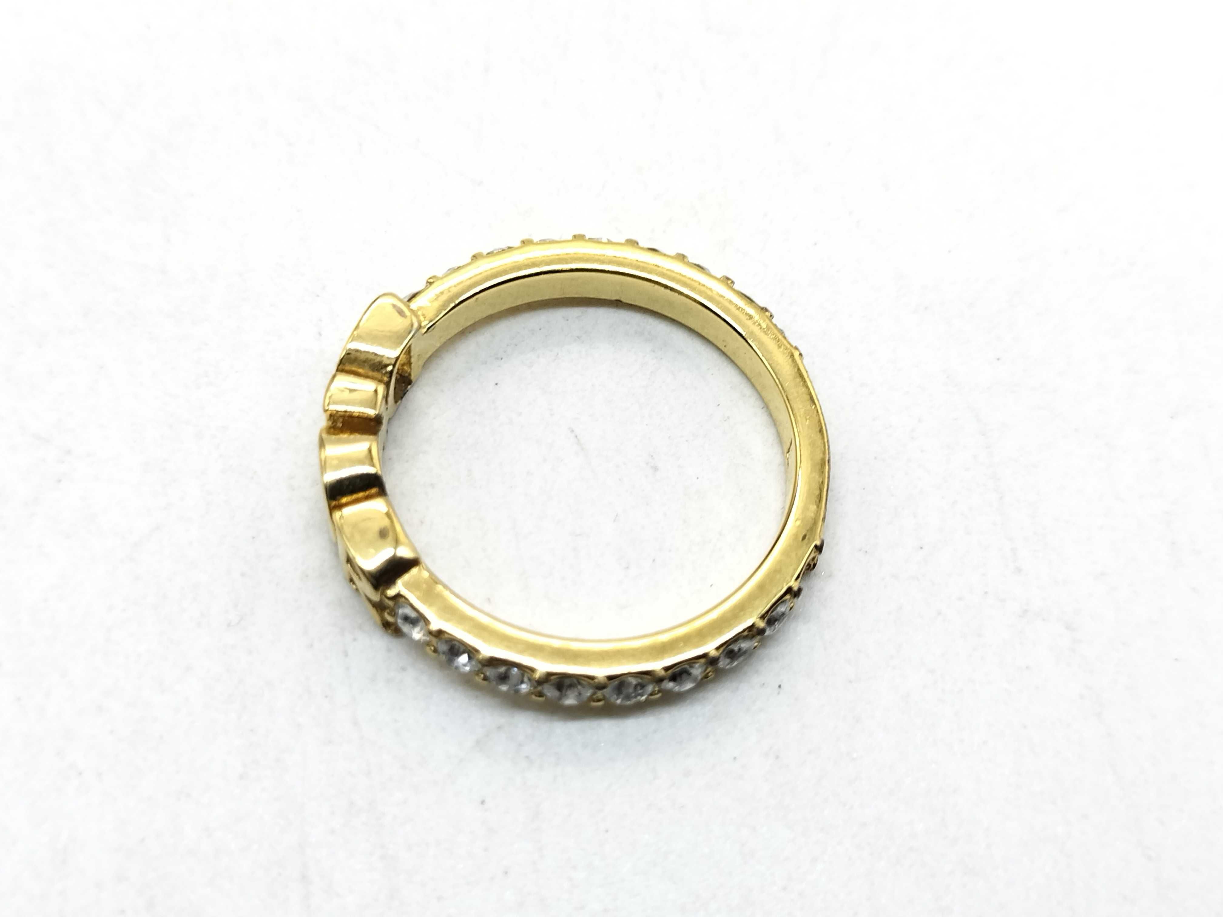 Logo Rhinestone Ring L Ring — view 7