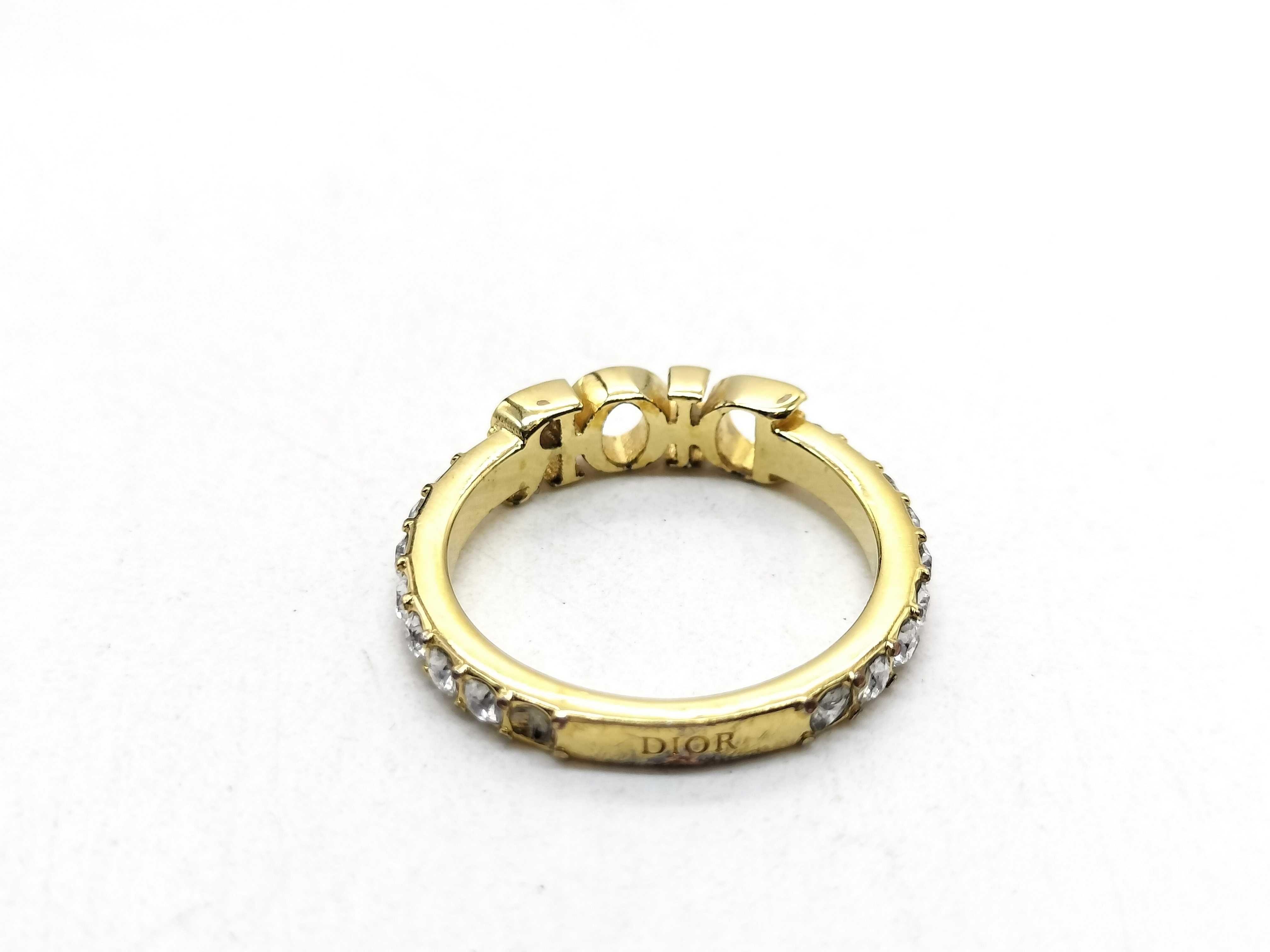 Logo Rhinestone Ring L Ring — view 8