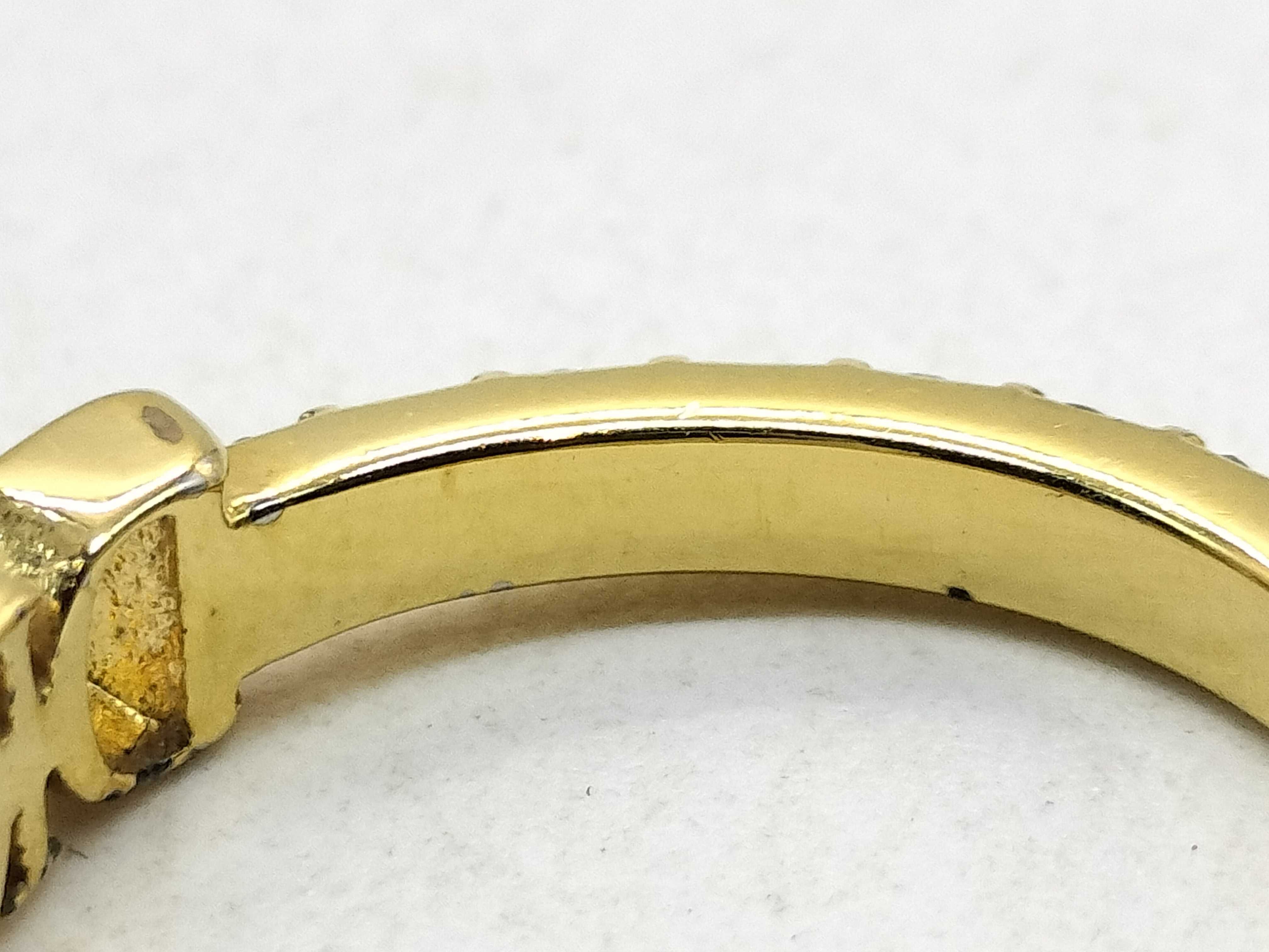 Logo Rhinestone Ring L Ring — view 10