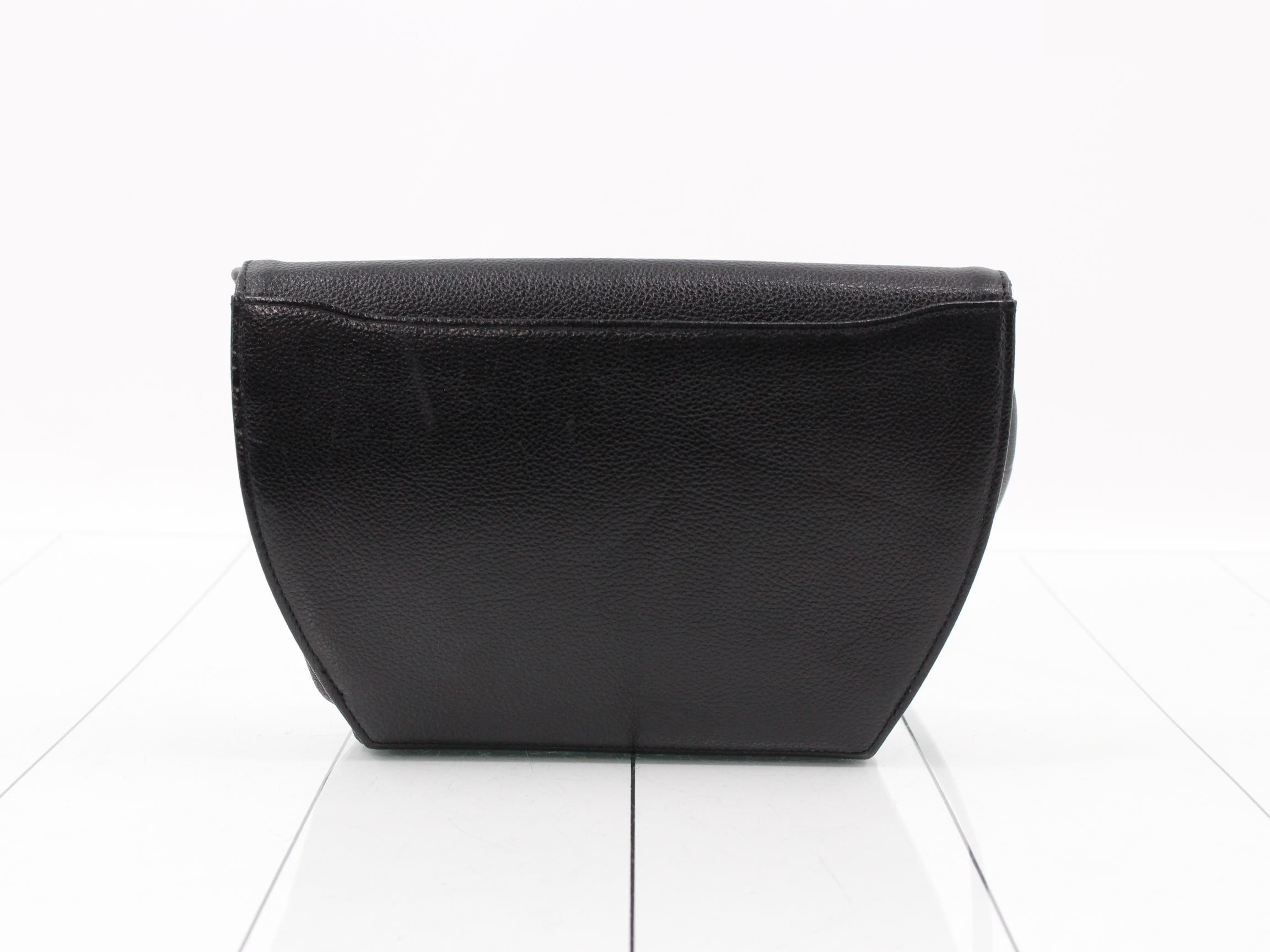 Shoulder bag with YSL triangular logo — view 2