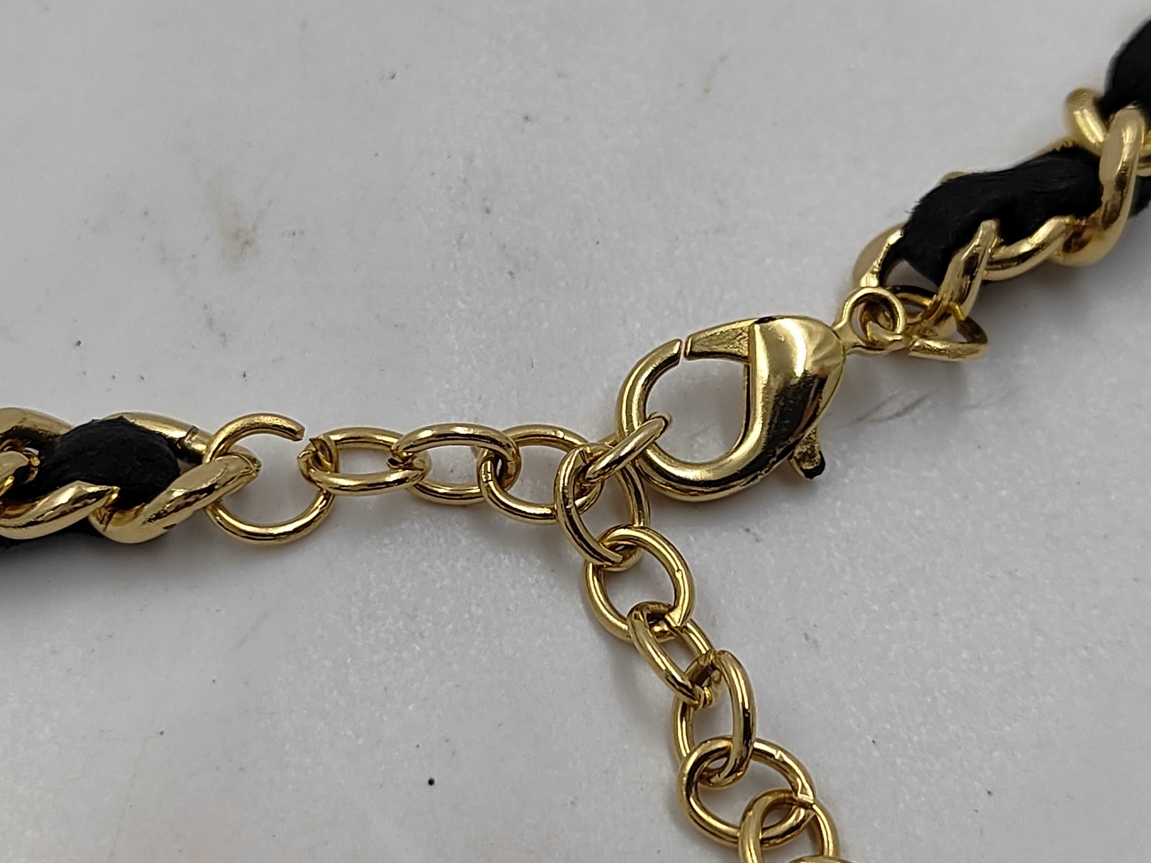Coco Mark Rhinestone Necklace (with markings) 23A — view 4