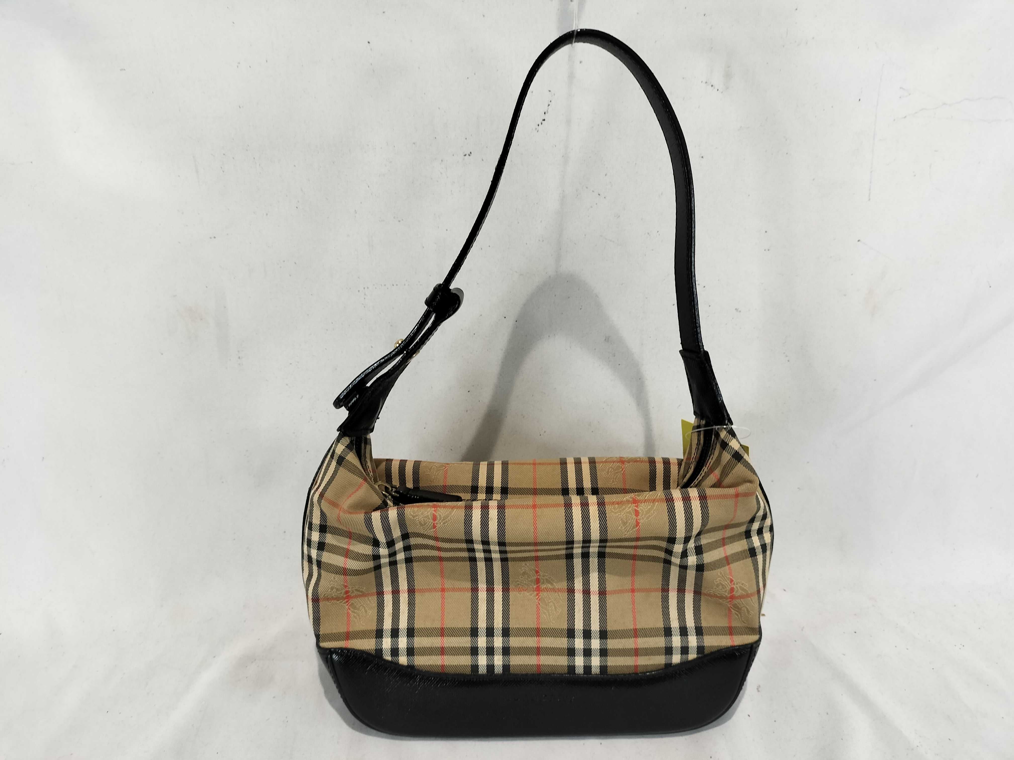 Checkered One-Shoulder Handbag
