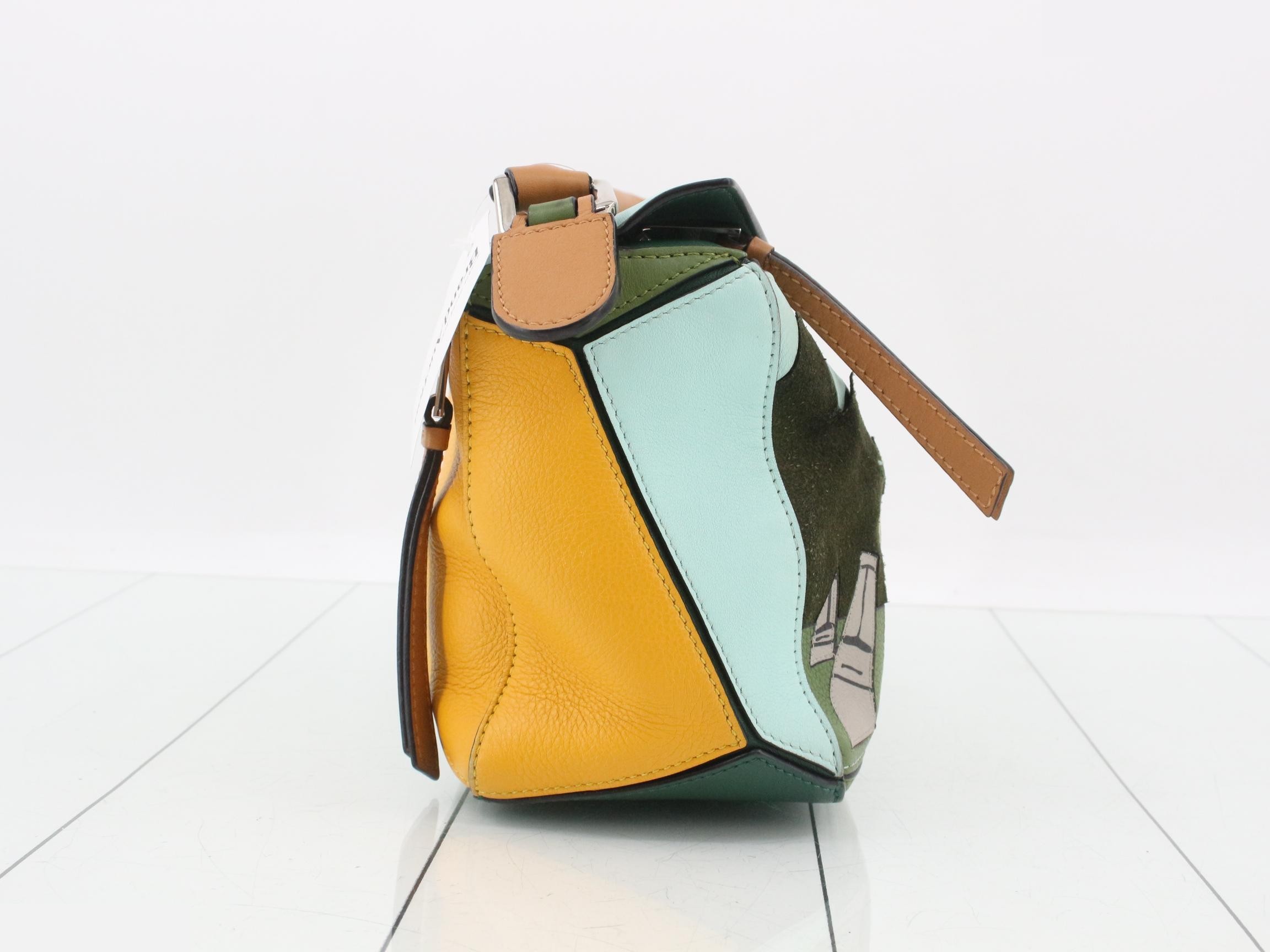 Puzzle Leather 2-Way Handbag — view 4